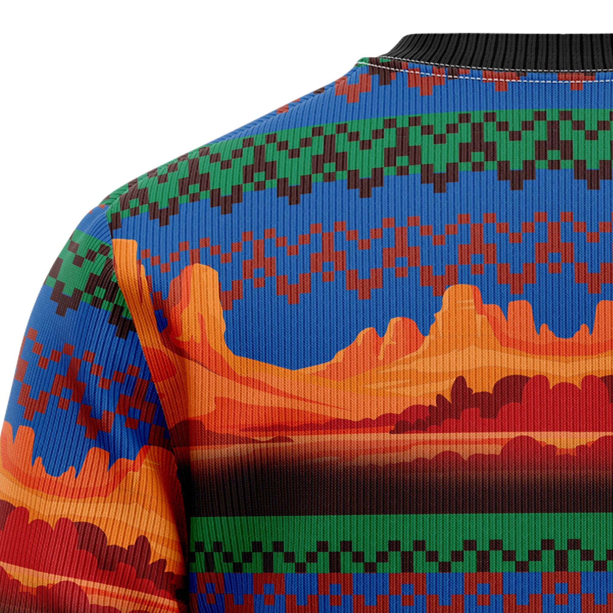 Cowboy Desert Ugly Christmas Sweater - Funny Holiday Party Pullover for Men and Women, Festive Christmas Gift 2026