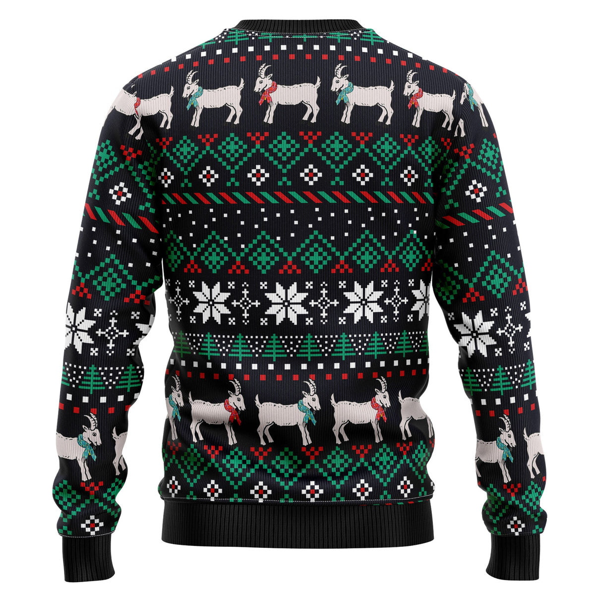 Goat Ugly Christmas Sweater, Cute Farm Animal Holiday Pullover, Festive Christmas Party Outfit and Gift for Goat Lovers