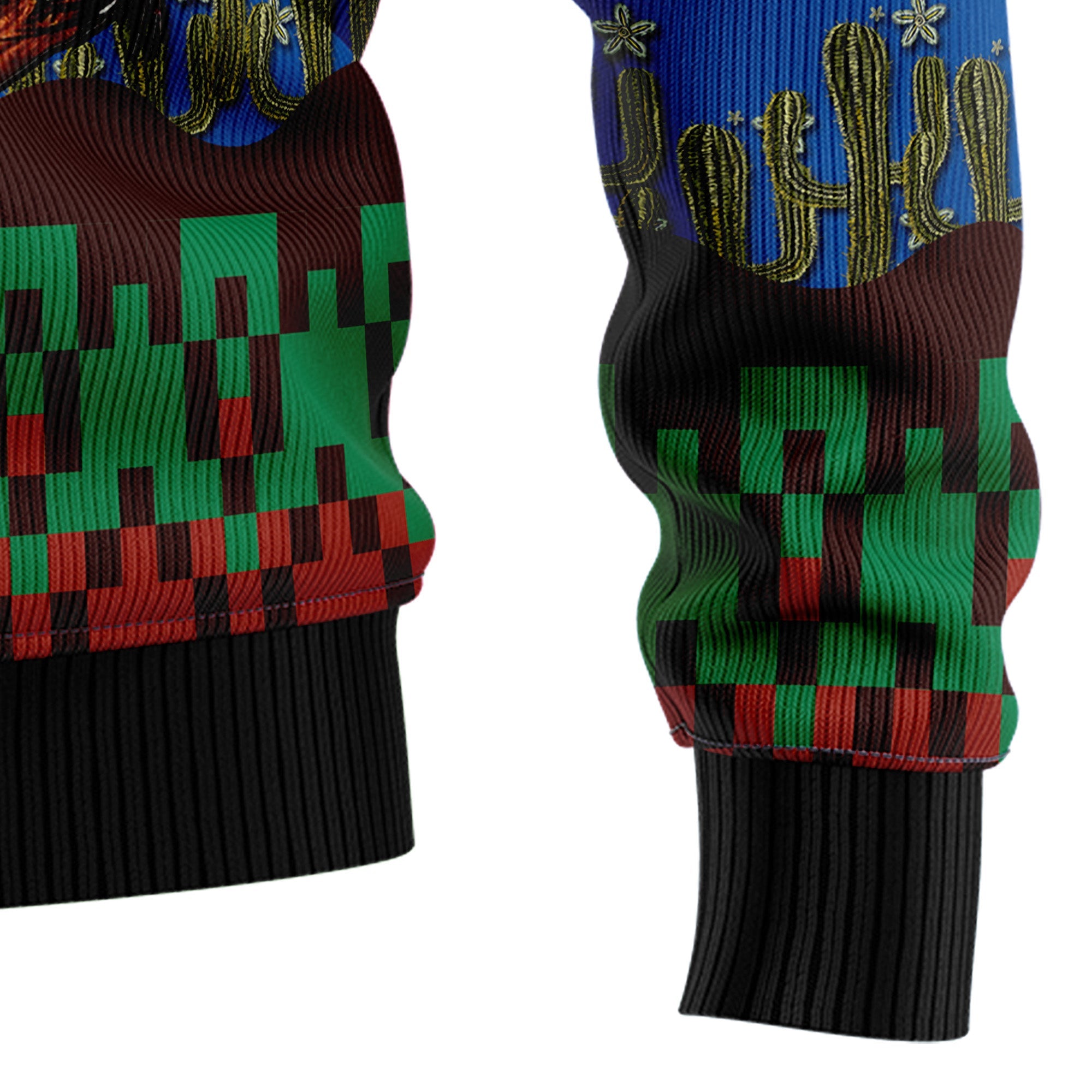 Cowboy Desert Ugly Christmas Sweater - Funny Holiday Party Pullover for Men and Women, Festive Christmas Gift 2026