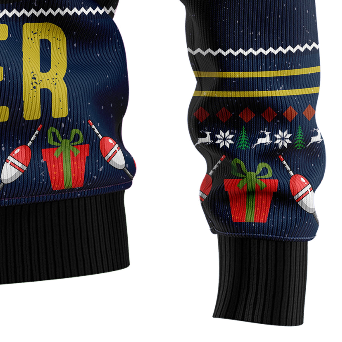 Fishing Part Time Ugly Christmas Sweater, Fishing Christmas Sweater, Angler Holiday Sweater, Gift for Men Women