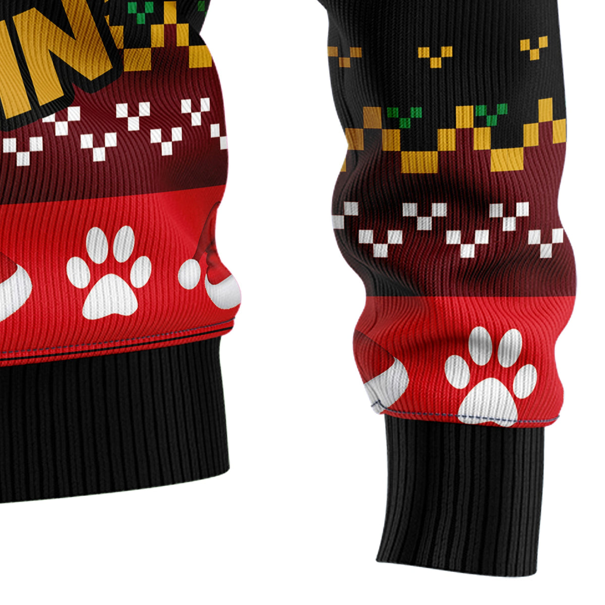 Golden Retriever Christmas Sweater - Funny Ugly Christmas Sweater for Men and Women, Unisex Holiday Party Outfit