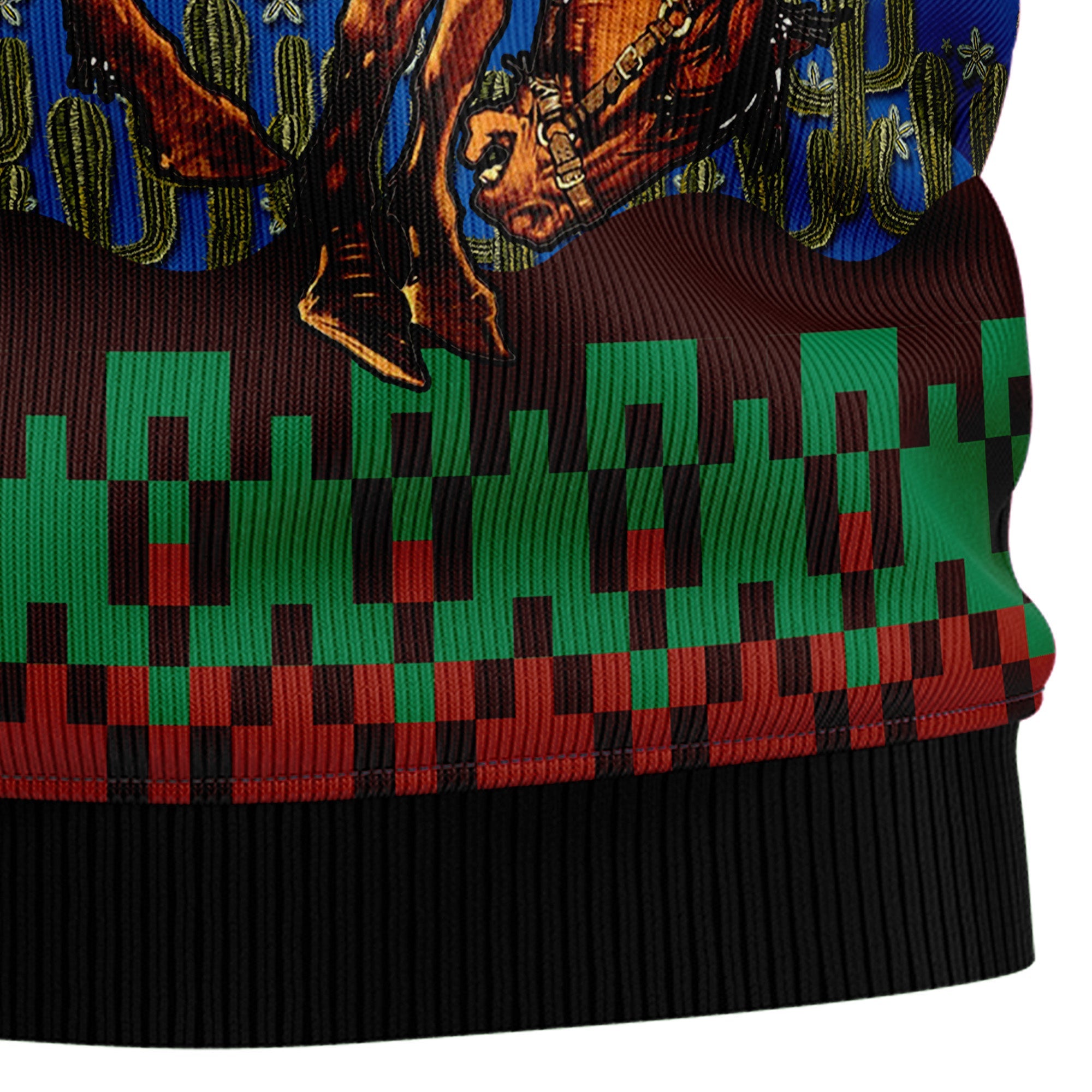 Cowboy Desert Ugly Christmas Sweater - Funny Holiday Party Pullover for Men and Women, Festive Christmas Gift 2026