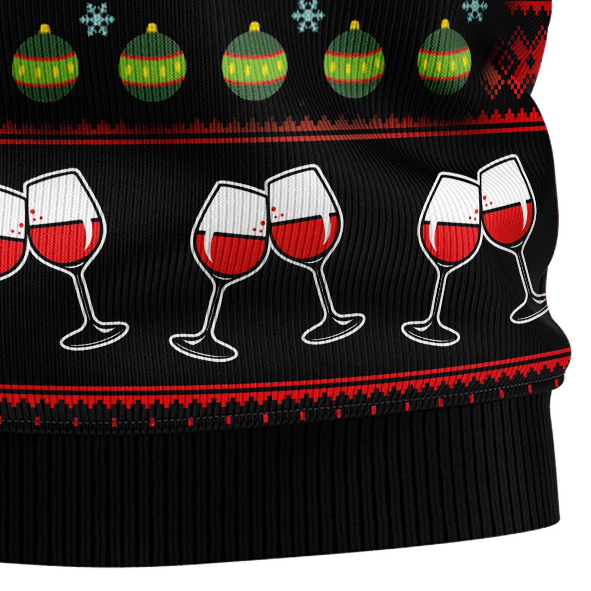 Wine Lover Ugly Christmas Sweater - Red Wine Mama - Unisex Holiday Party Pullover, Funny Christmas Gift for Men Women