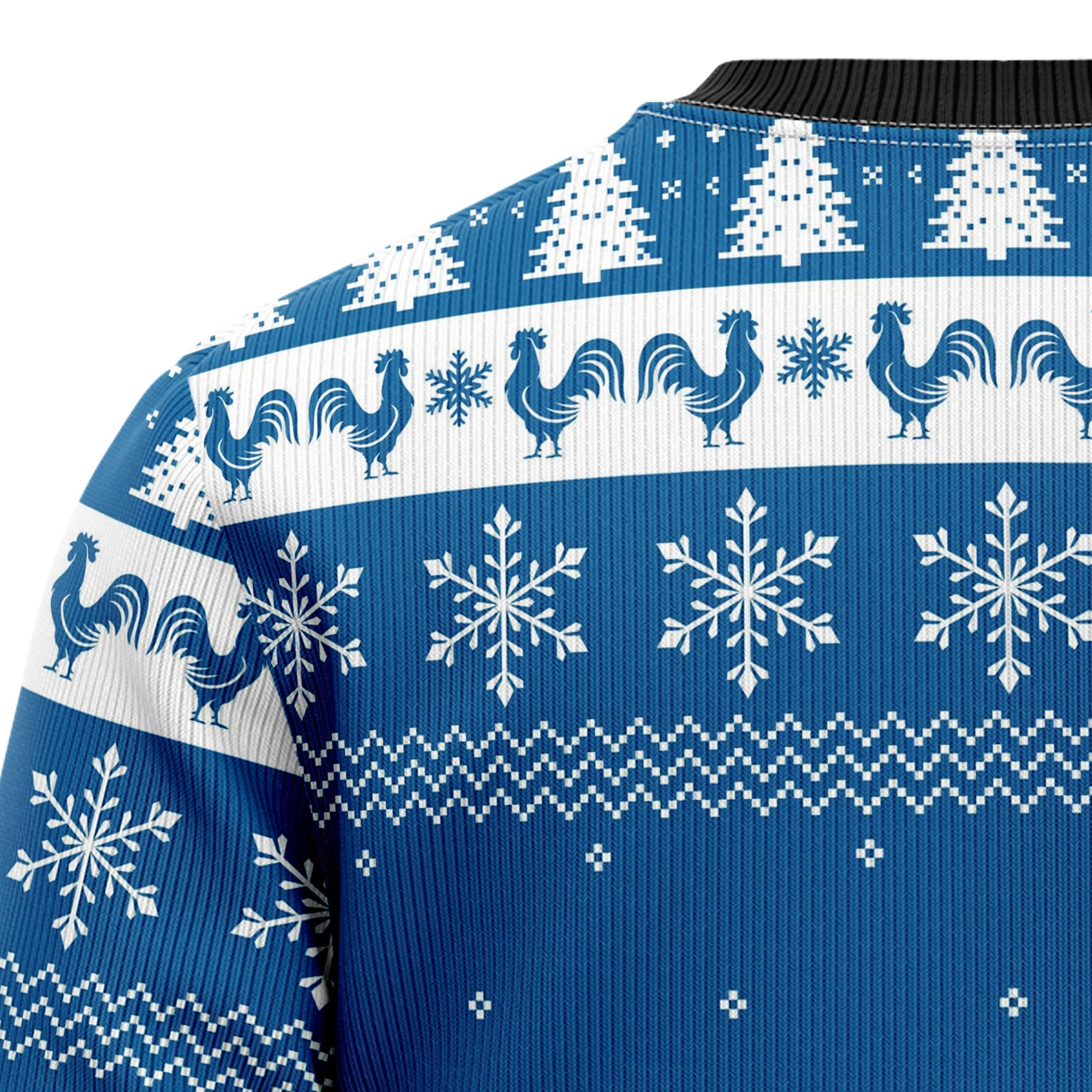 Funny Chicken Ugly Christmas Sweater for Men and Women, Funny Holiday Party Outfit, Festive Christmas Gift