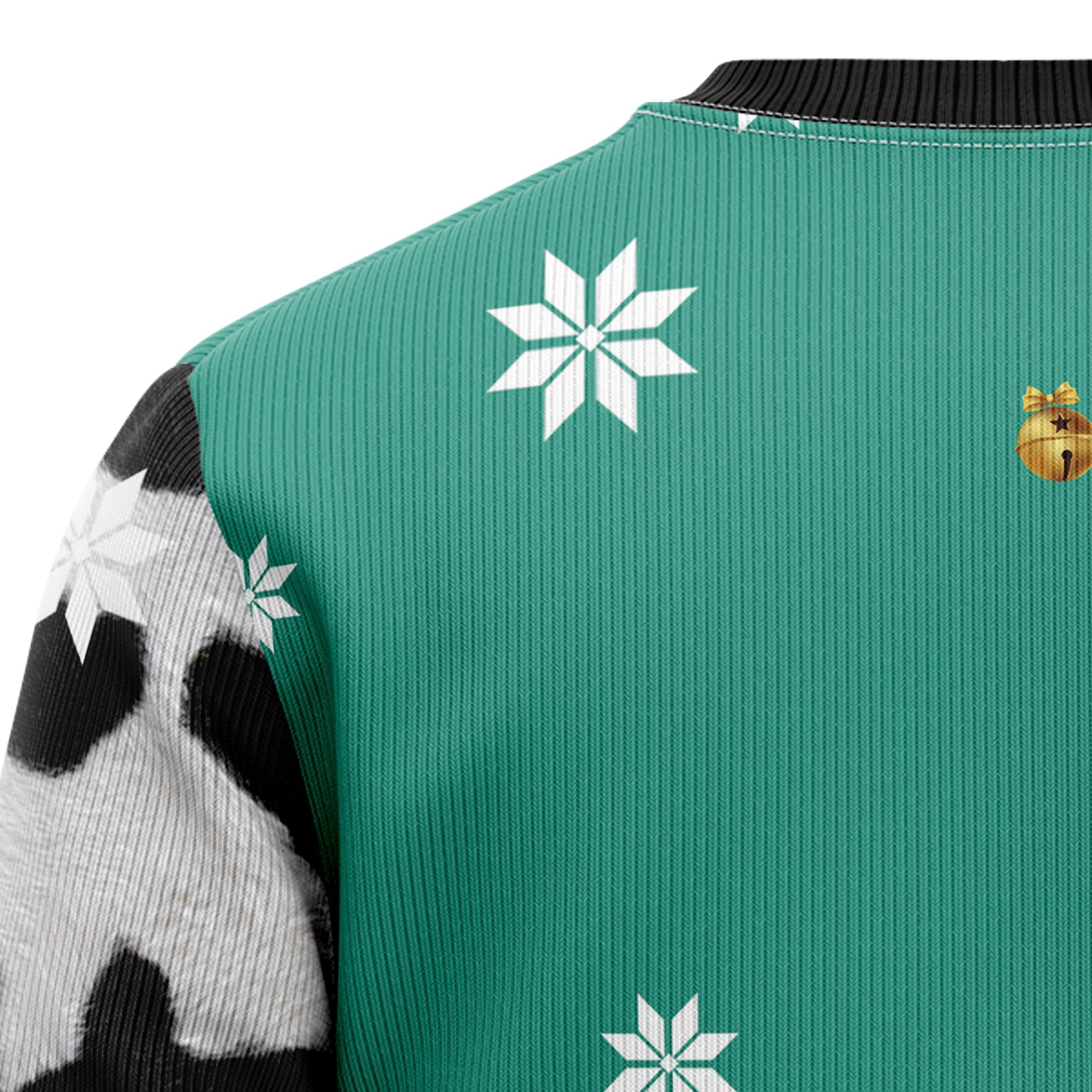 Cow Merry Christmas Heifer Ugly Christmas Sweater for Men and Women, Funny Holiday Party Outfit, Festive Christmas Gift