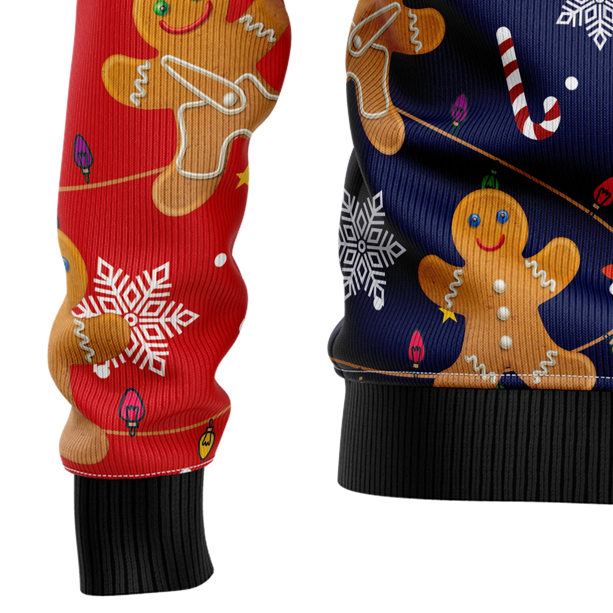 Gingerbread Christmas Cookie Ugly Christmas Sweater for Men Women, Funny Holiday Party Outfit, Festive Xmas Gift