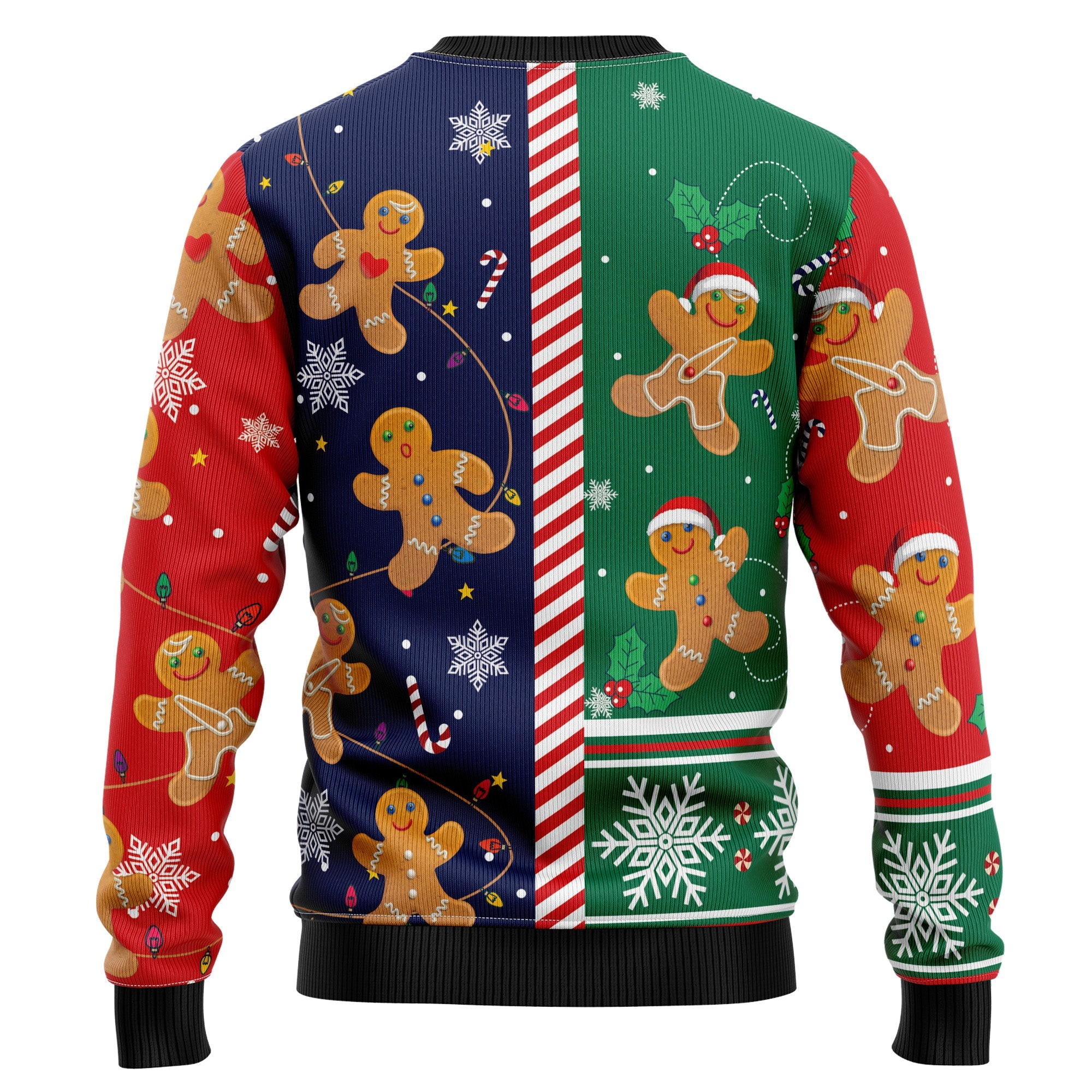 Gingerbread Christmas Cookie Ugly Christmas Sweater for Men Women, Funny Holiday Party Outfit, Festive Xmas Gift