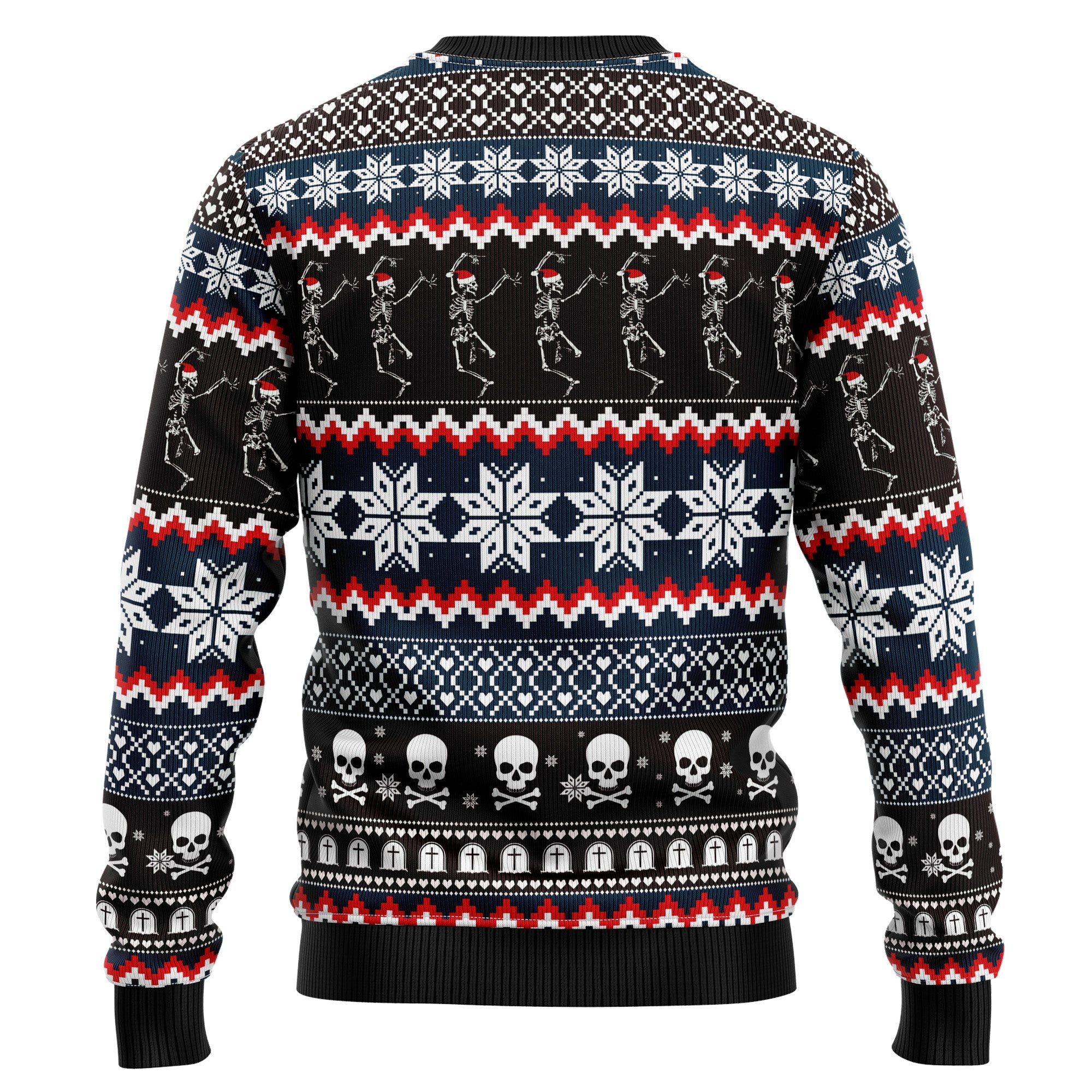 Skeleton Merry Creepmas, Christmas Ugly Christmas Sweater -  Funny Holiday Party Outfit for Men and Women, Xmas Gift 2026