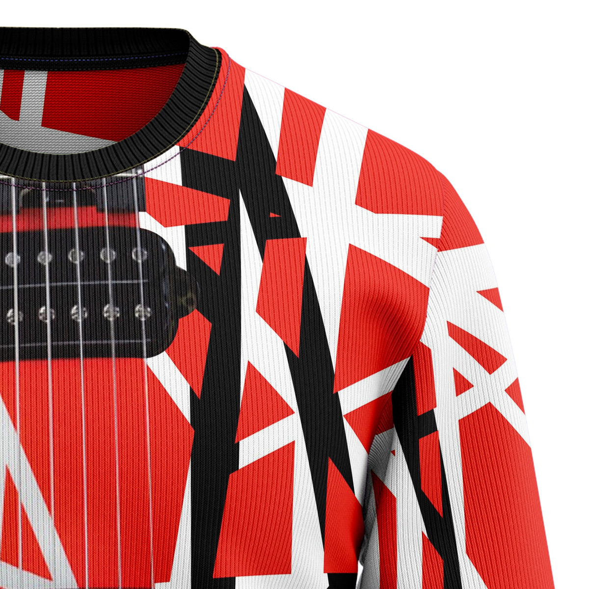 Guitar Ugly Christmas Sweater for Men and Women, Funny Holiday Party Outfit, Festive Christmas Gift, Holiday Gift
