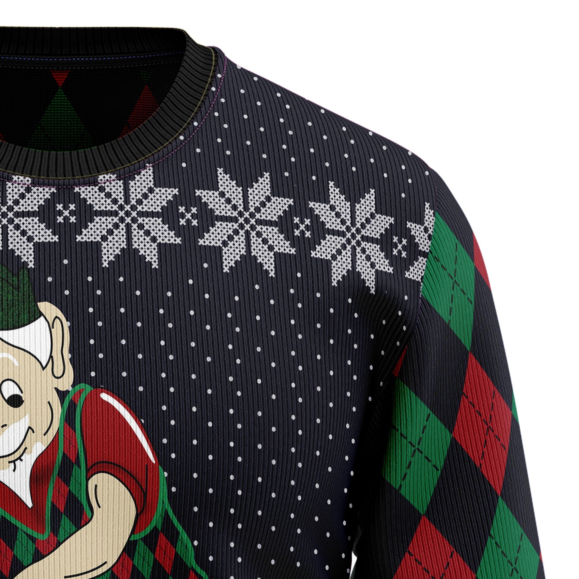 Golf Lover Ugly Christmas Sweater for Men and Women, Funny Holiday Party Outfit, Festive Christmas Gift