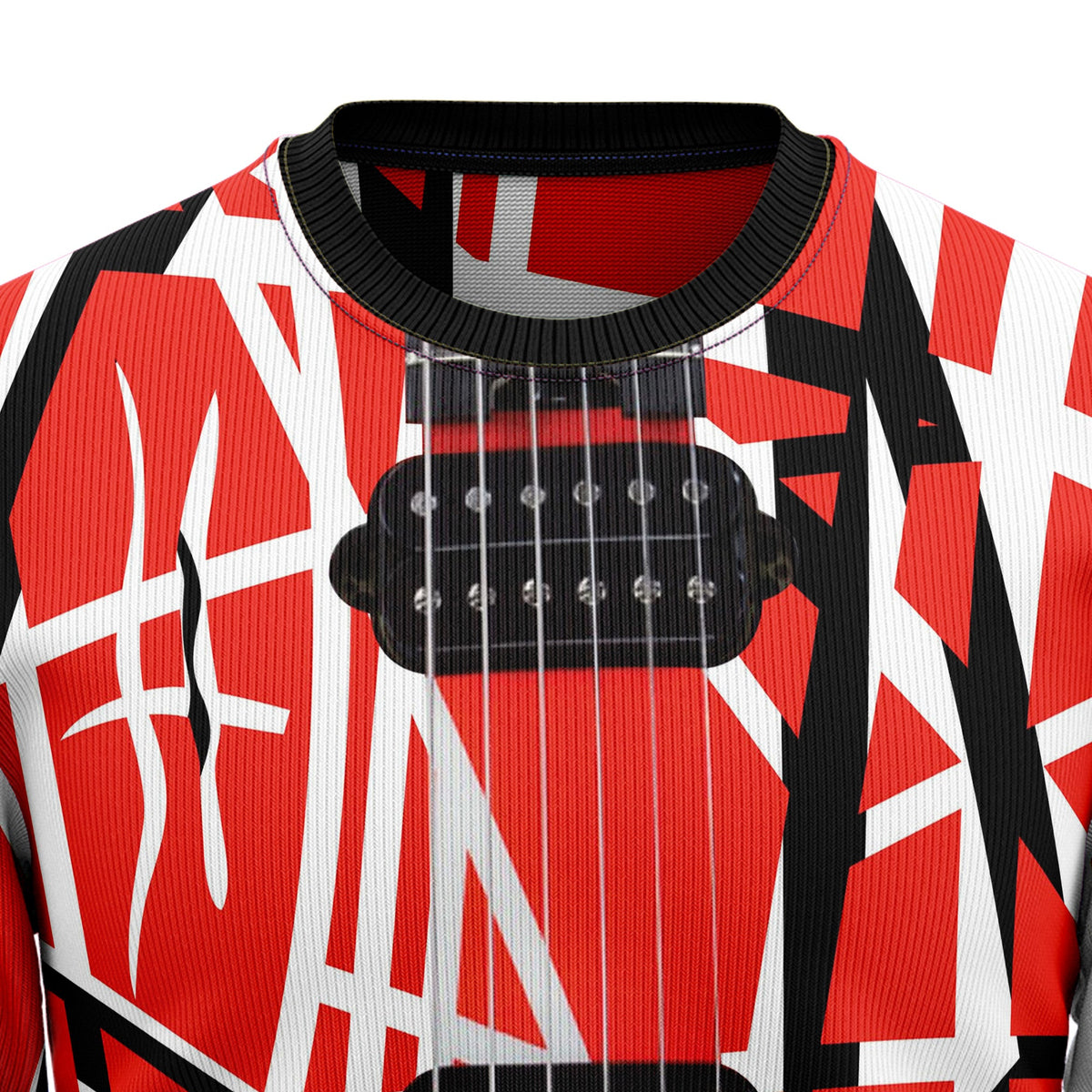 Guitar Ugly Christmas Sweater for Men and Women, Funny Holiday Party Outfit, Festive Christmas Gift, Holiday Gift