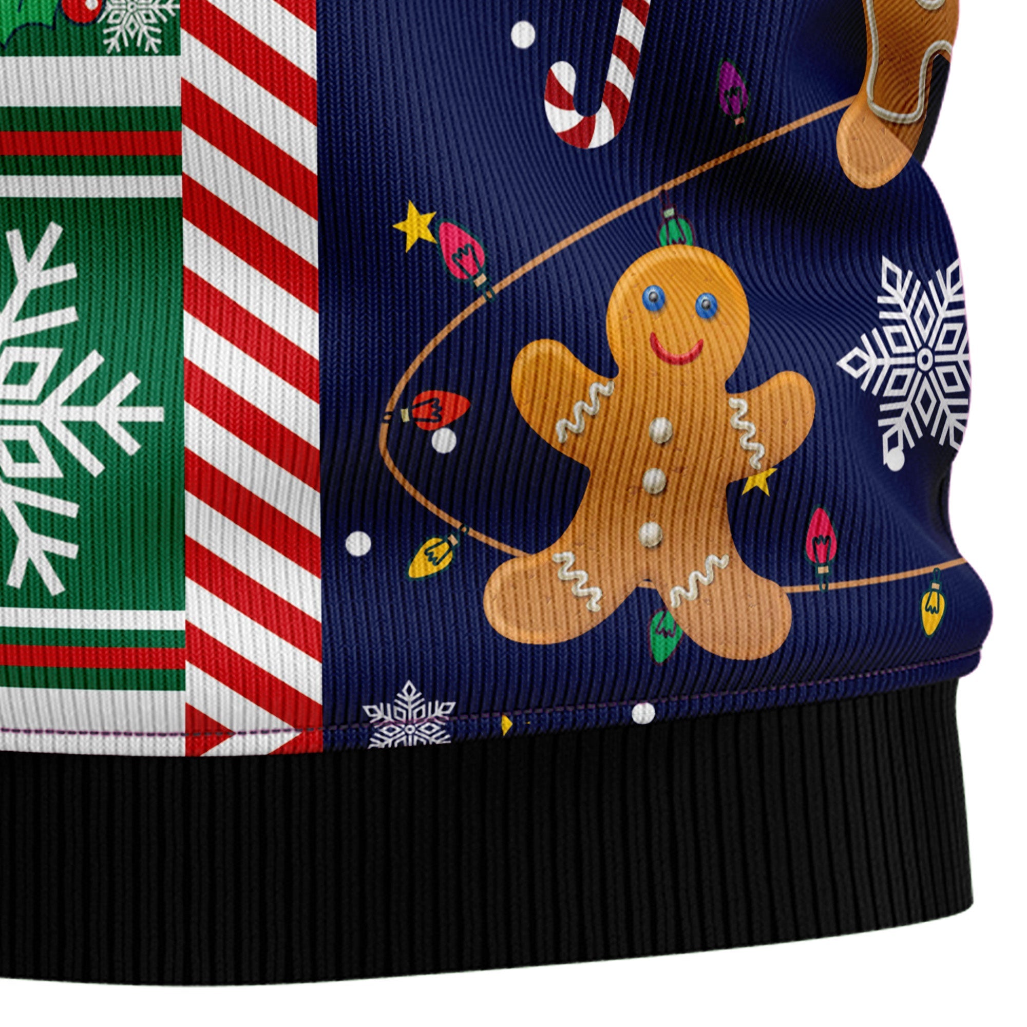 Gingerbread Christmas Cookie Ugly Christmas Sweater for Men Women, Funny Holiday Party Outfit, Festive Xmas Gift