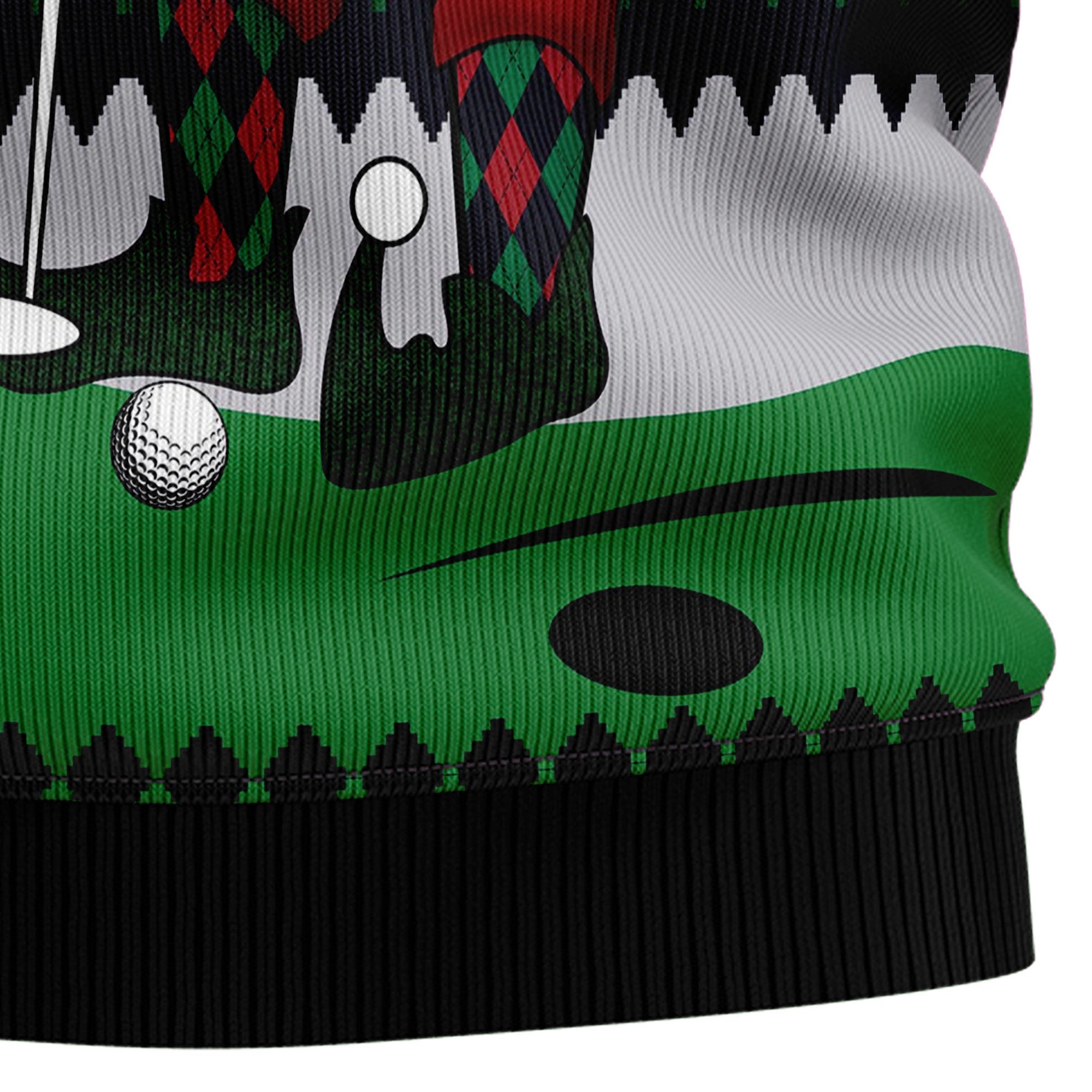 Golf Lover Ugly Christmas Sweater for Men and Women, Funny Holiday Party Outfit, Festive Christmas Gift