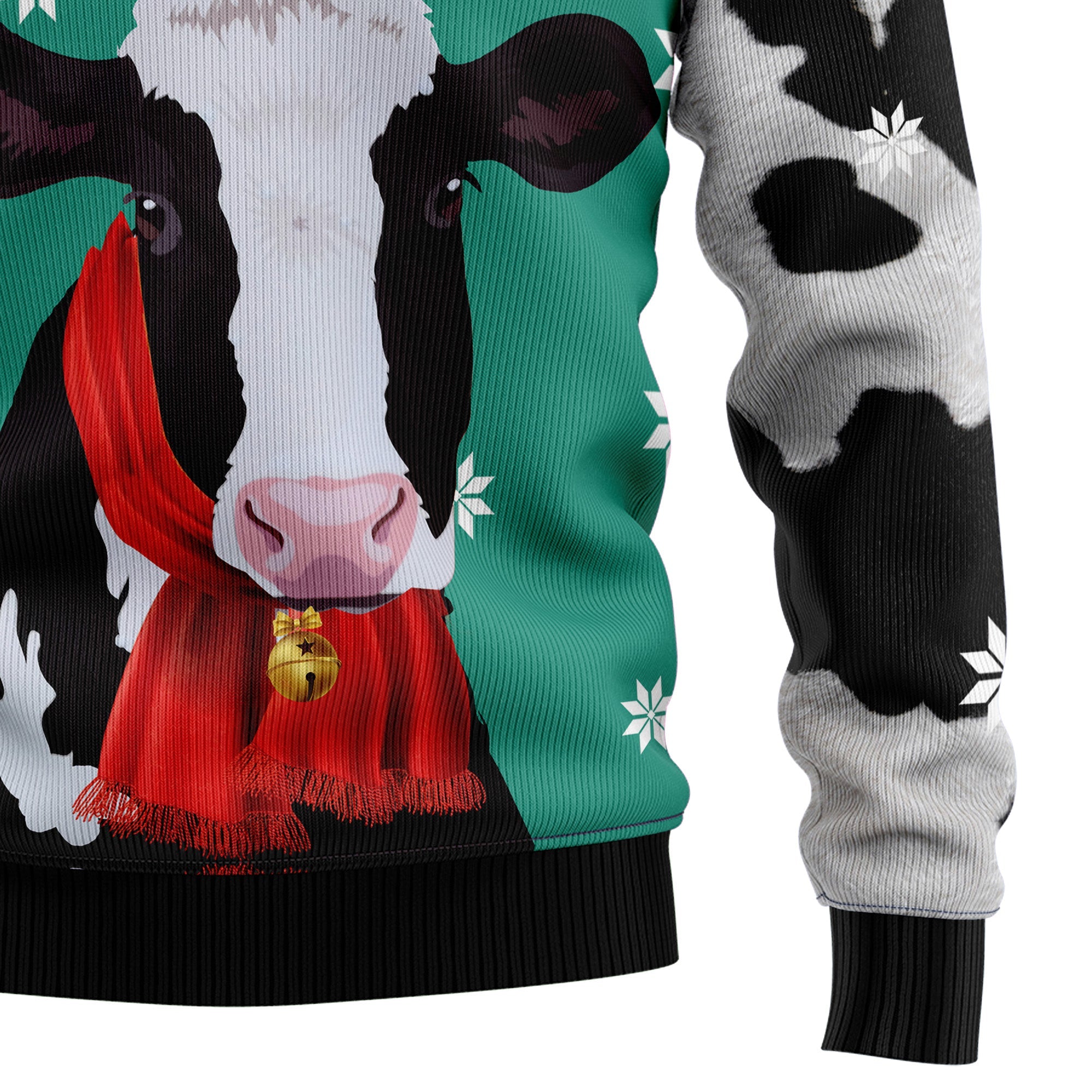 Cow Merry Christmas Heifer Ugly Christmas Sweater for Men and Women, Funny Holiday Party Outfit, Festive Christmas Gift
