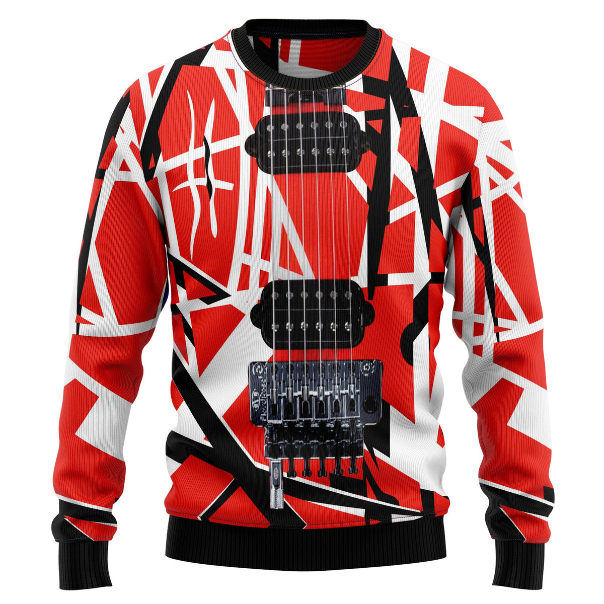 Guitar Ugly Christmas Sweater for Men and Women, Funny Holiday Party Outfit, Festive Christmas Gift, Holiday Gift