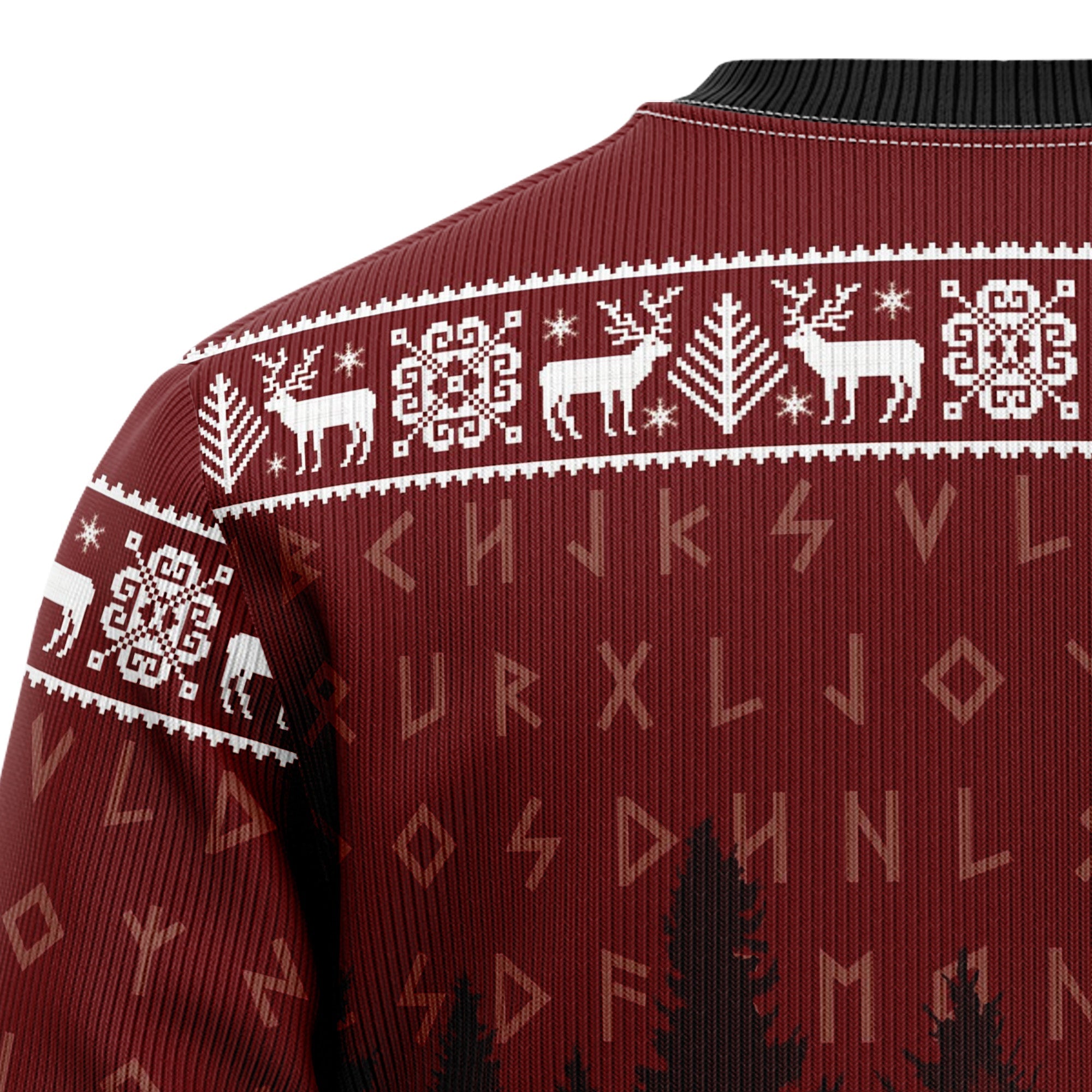 Fa-la-la-la Valhalla-la Viking Ugly Christmas Sweater for Men Women, Funny Holiday Party Outfit, Festive Xmas Gift