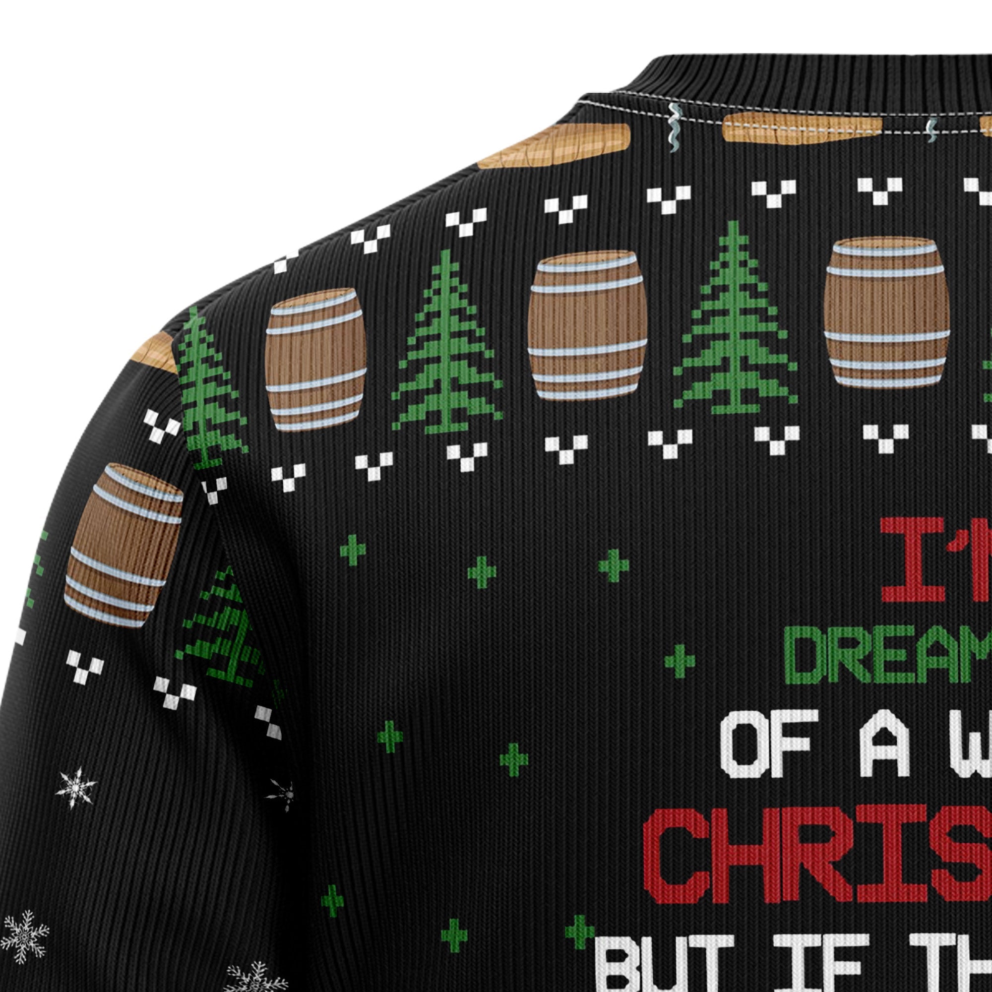 Red Wine Christmas Ugly Christmas Sweater for Men and Women, Funny Holiday Party Outfit, Festive Christmas Gift