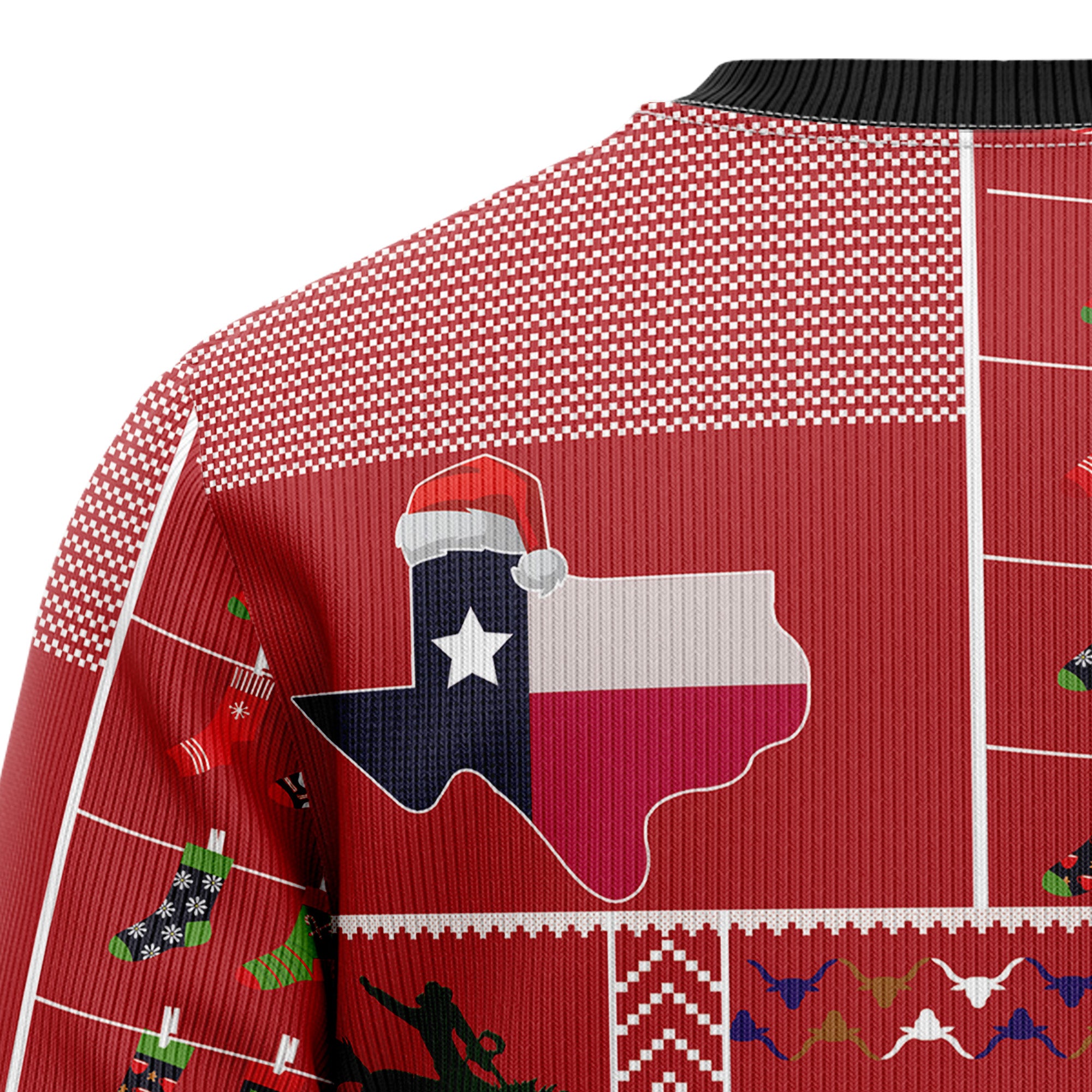 Texas Merry Christmas Ugly Christmas Sweater for Men and Women, Funny Holiday Party Outfit, Festive Christmas Gift