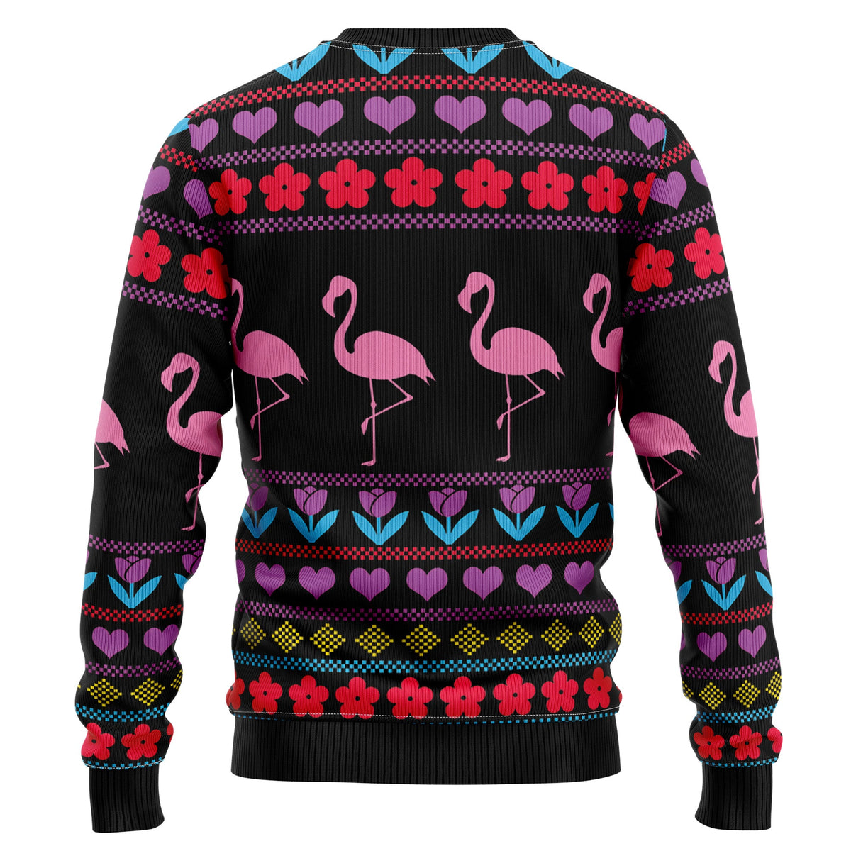 Flamingo Pink Christmas Ugly Christmas Sweater for Men Women, Funny Holiday Party Outfit, Festive Xmas Gift