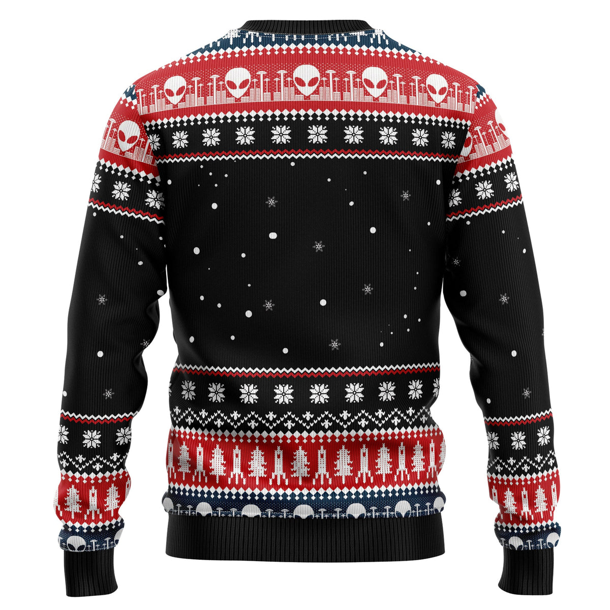 Alien Christmas Sweater - Funny Ugly Christmas Sweater for Men and Women, Unisex Holiday Party Outfit