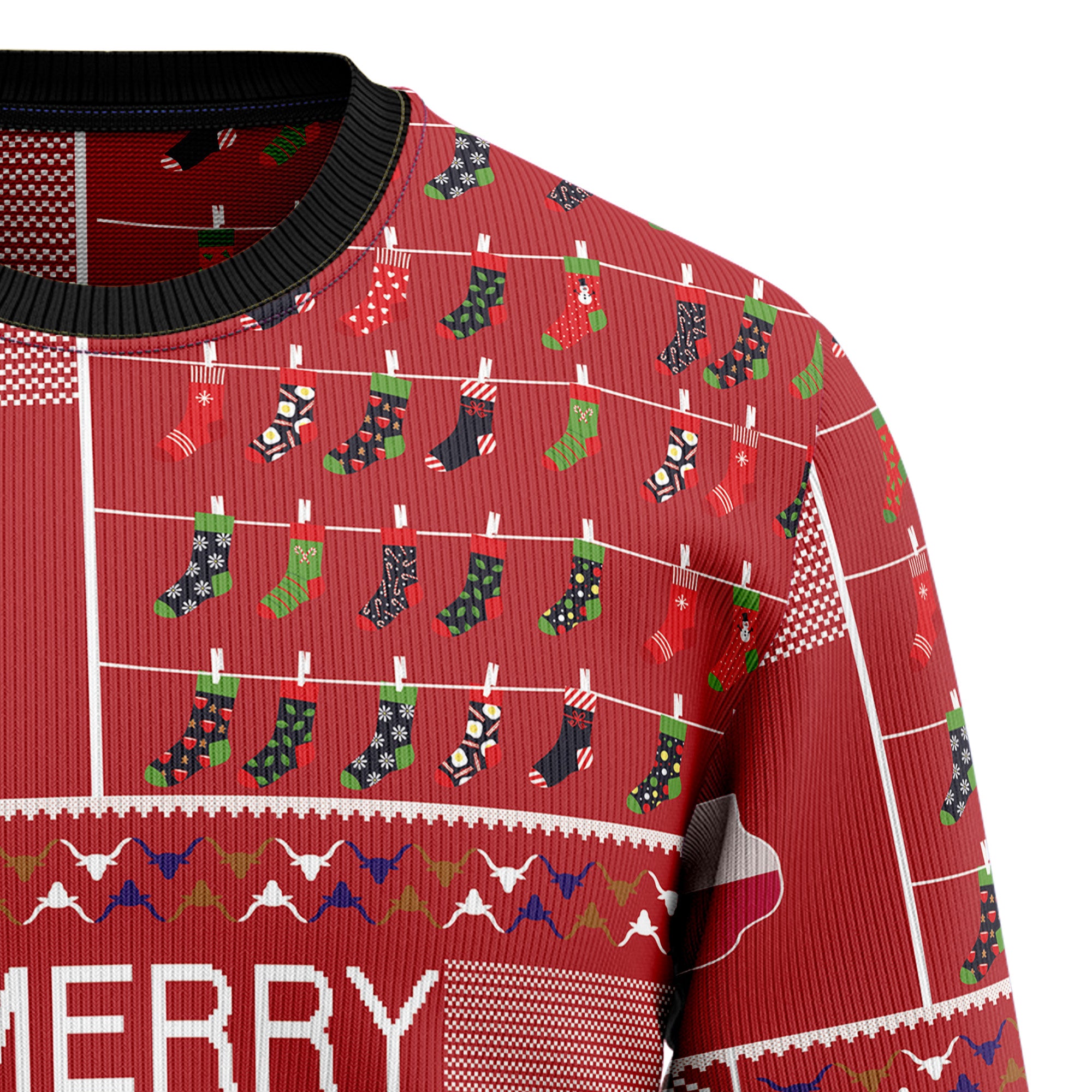 Texas Merry Christmas Ugly Christmas Sweater for Men and Women, Funny Holiday Party Outfit, Festive Christmas Gift
