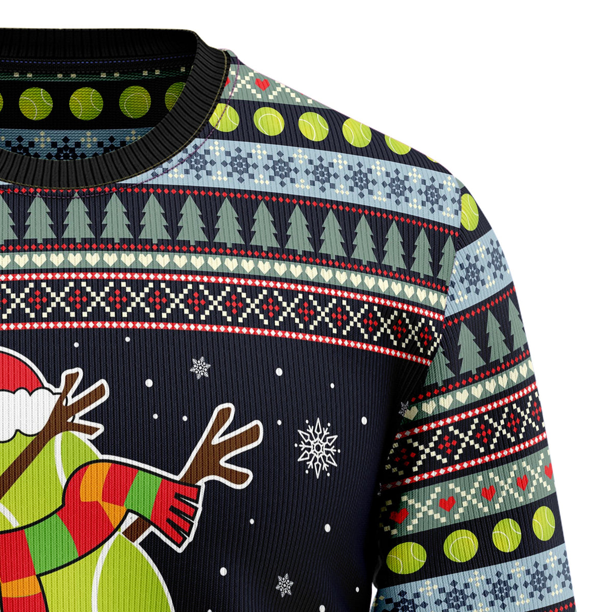 Tennis Snowman Ugly Christmas Sweater for Men and Women, Funny Holiday Party Outfit, Festive Christmas Gift