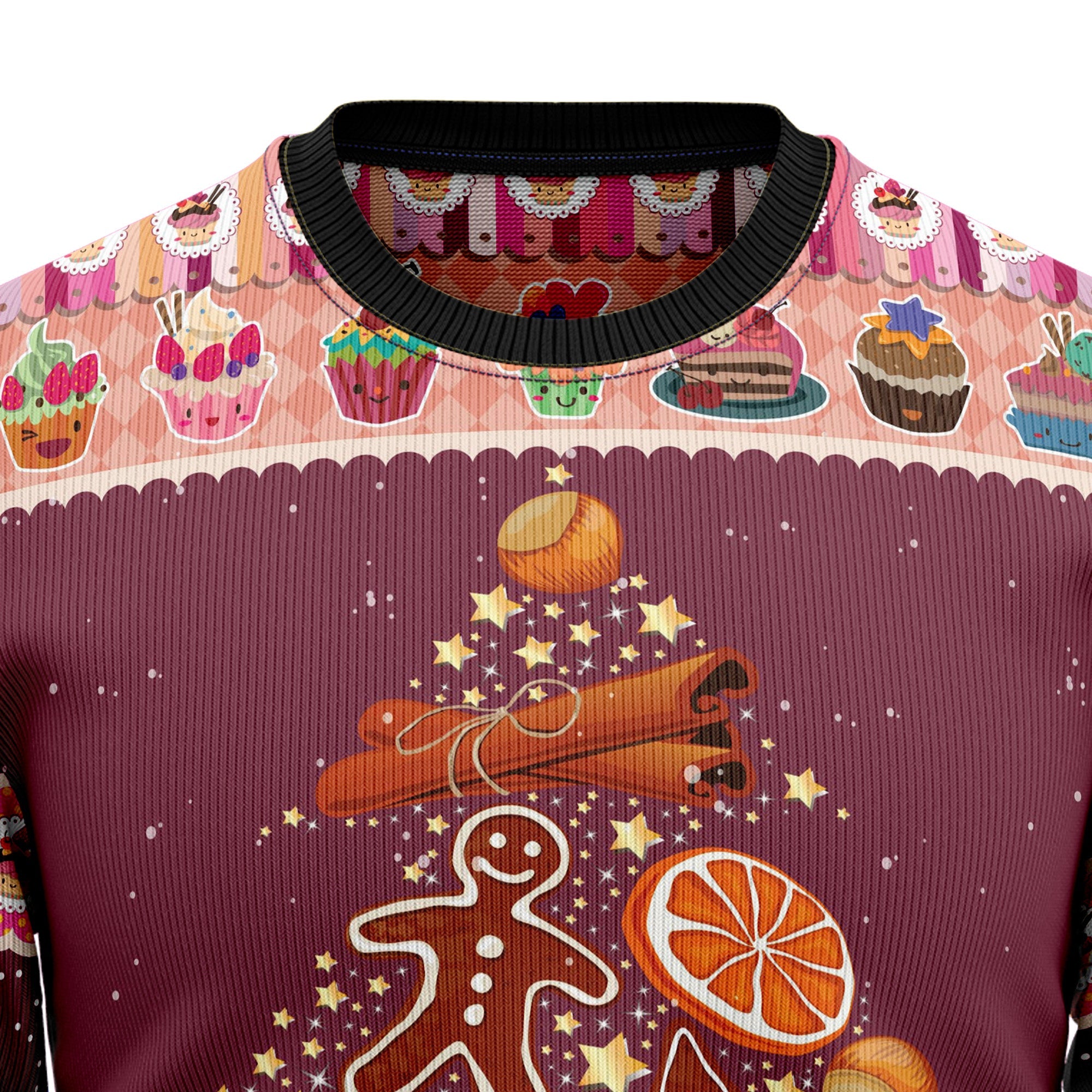 Gingerbread Christmas Tree Ugly Christmas Sweater for Men and Women, Funny Holiday Party Outfit, Festive Christmas Gift