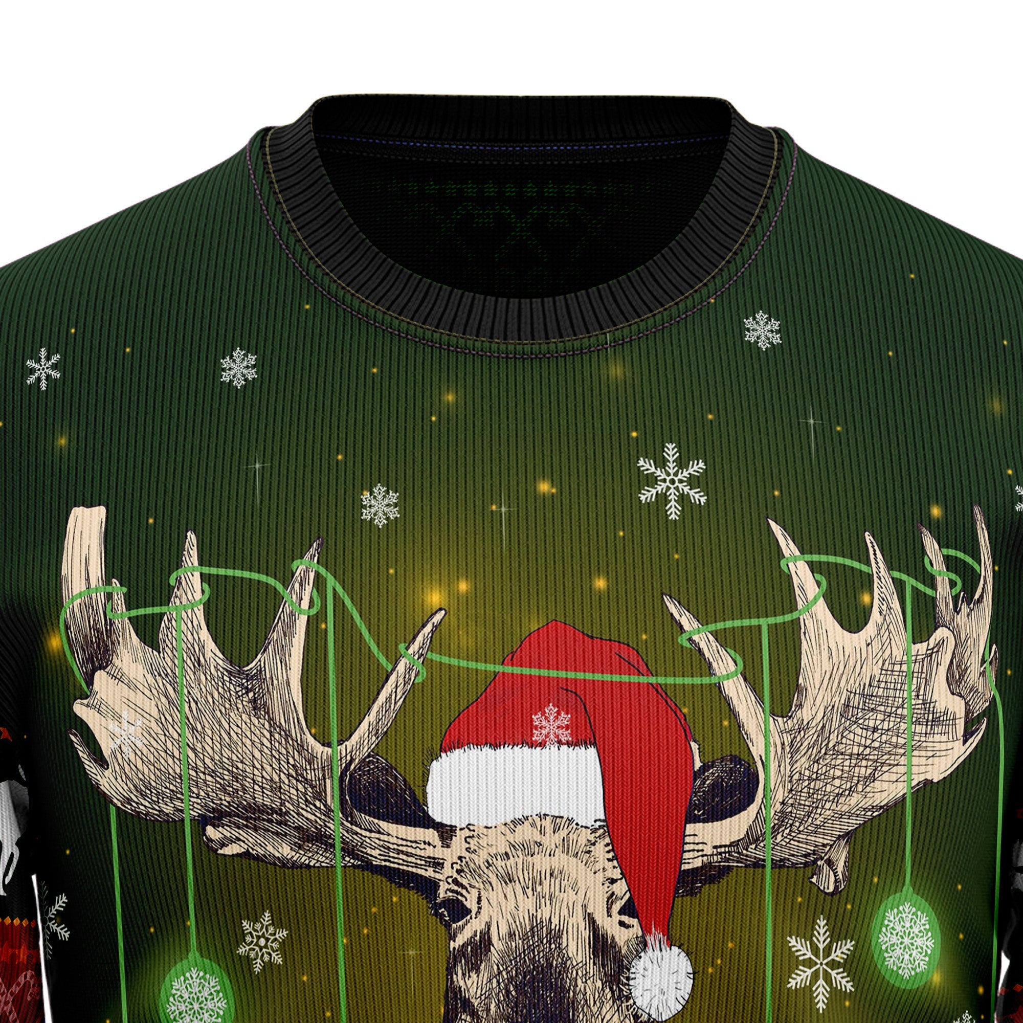 Merry ChristMoose Ugly Christmas Sweater for Men and Women, Funny Holiday Party Outfit, Festive Christmas Gift