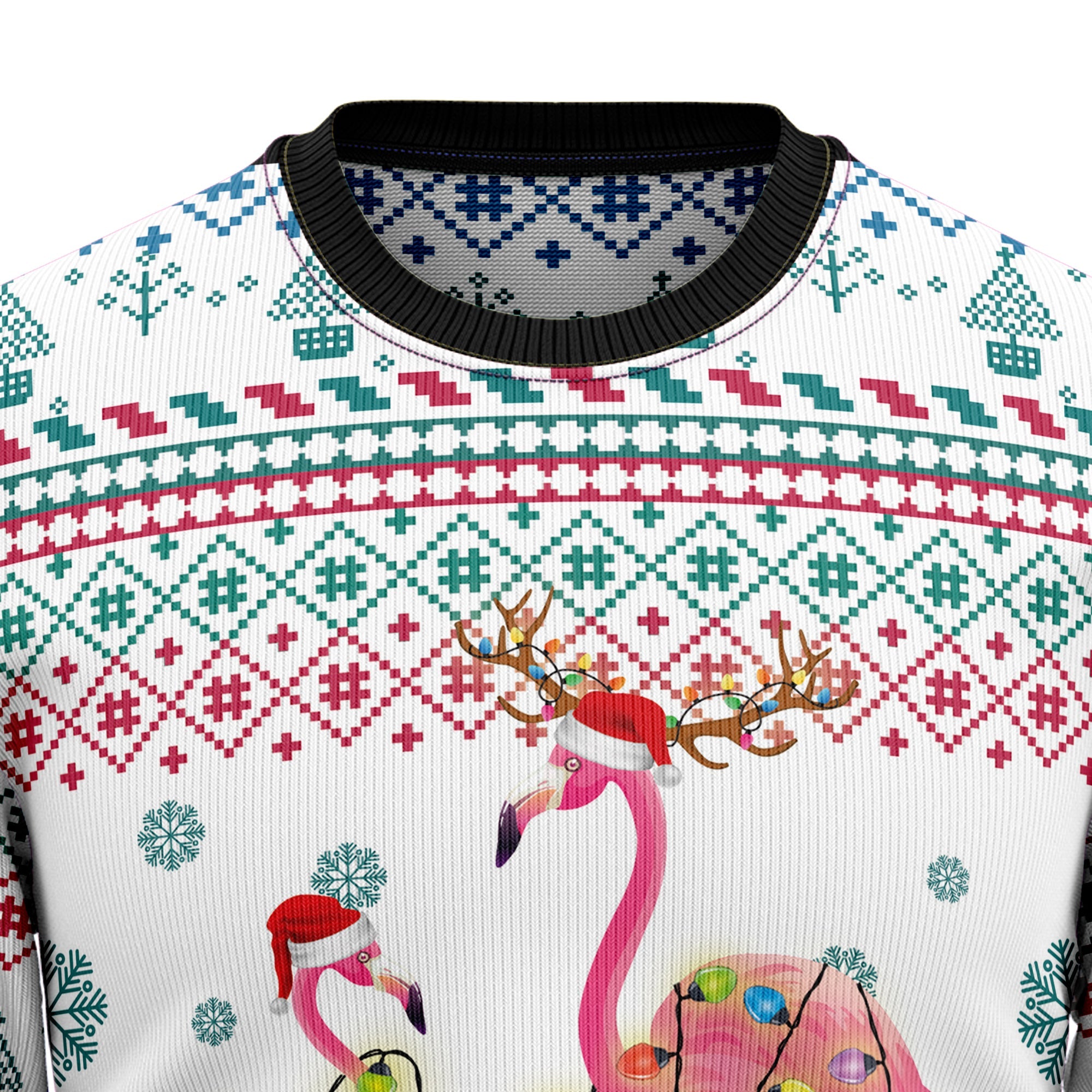 Flamingo Christmas Reunion Ugly Christmas Sweater for Men and Women, Funny Holiday Party Outfit, Festive Christmas Gift