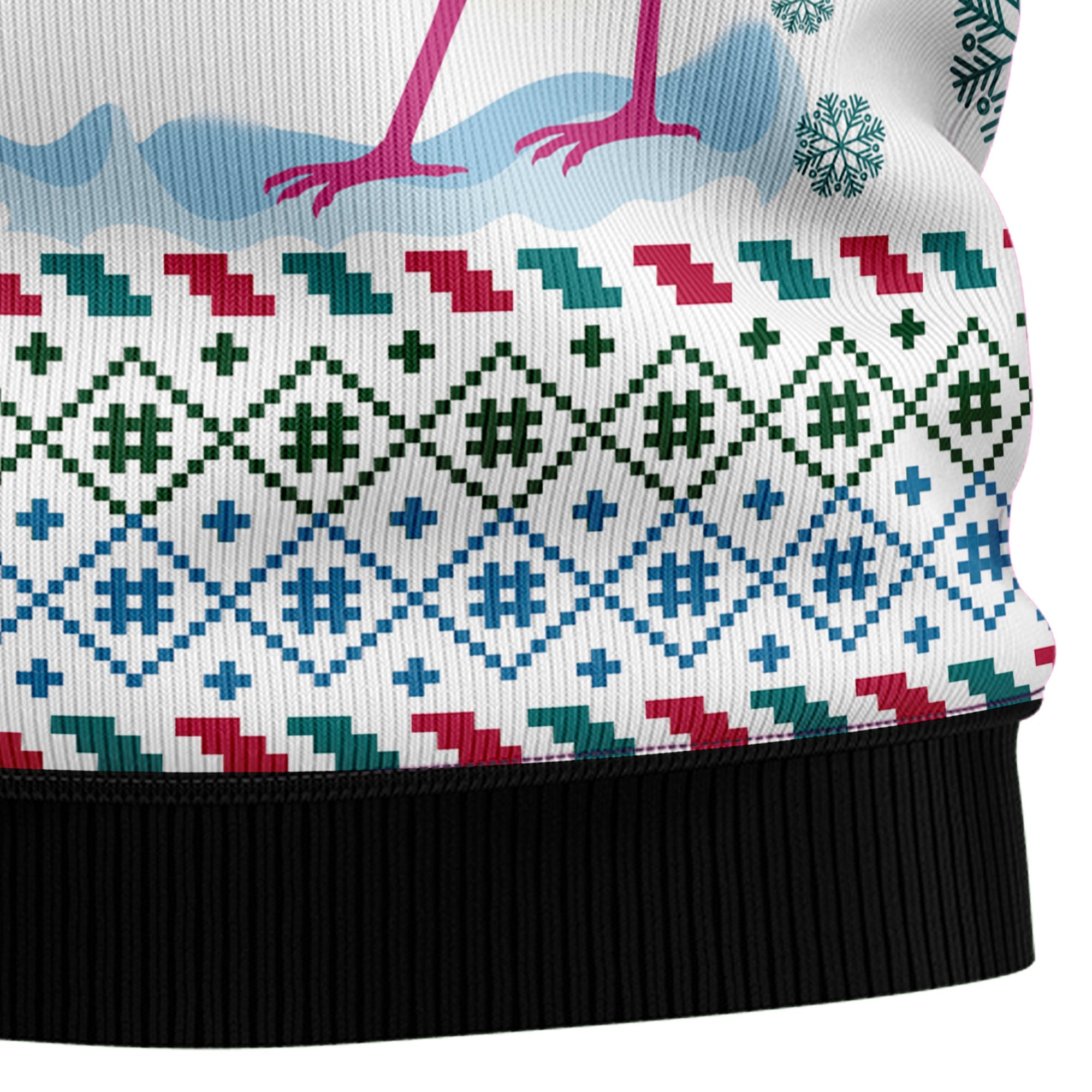 Flamingo Christmas Reunion Ugly Christmas Sweater for Men and Women, Funny Holiday Party Outfit, Festive Christmas Gift