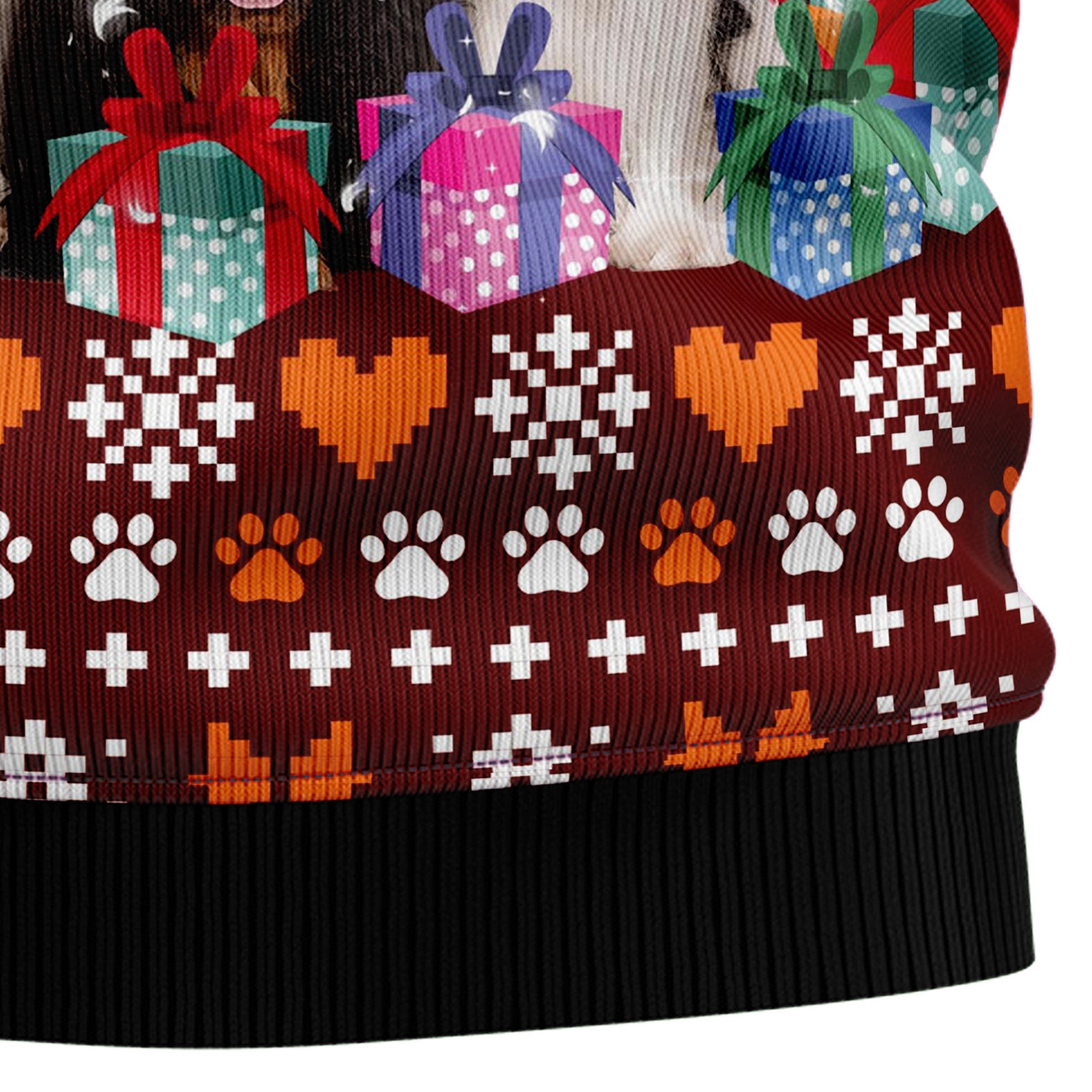 Cavalier King Charles Spaniel Pine Tree Ugly Christmas Sweater for Men Women, Holiday Party Outfit, Funny Xmas Gift