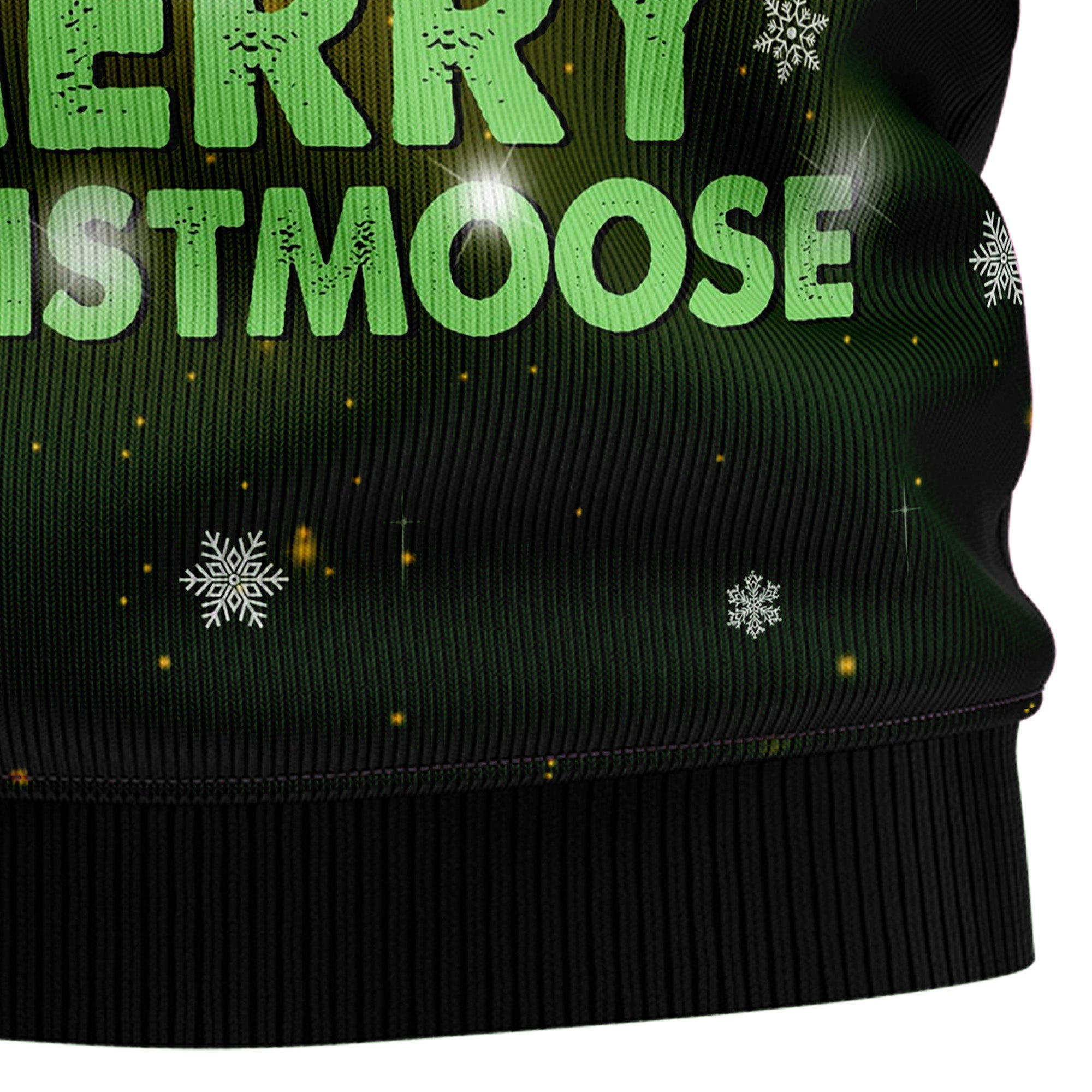 Merry ChristMoose Ugly Christmas Sweater for Men and Women, Funny Holiday Party Outfit, Festive Christmas Gift