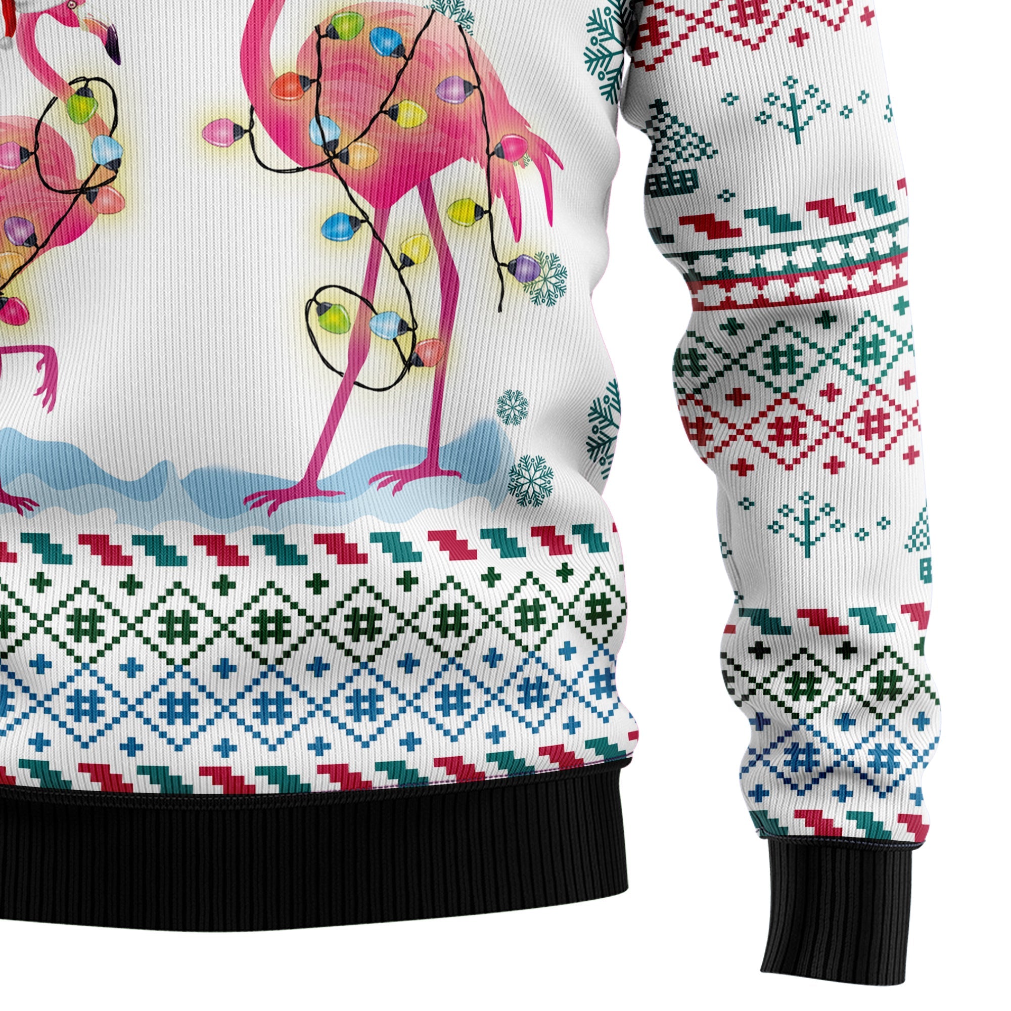 Flamingo Christmas Reunion Ugly Christmas Sweater for Men and Women, Funny Holiday Party Outfit, Festive Christmas Gift