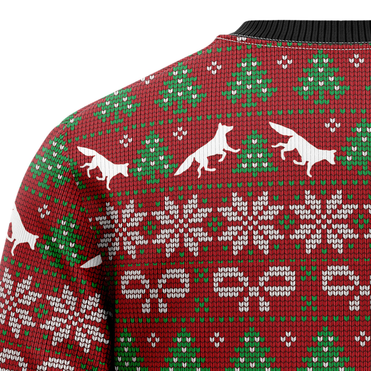 Oh For Fox Sake Ugly Christmas Sweater for Men and Women, Funny Holiday Party Outfit, Festive Christmas Gift