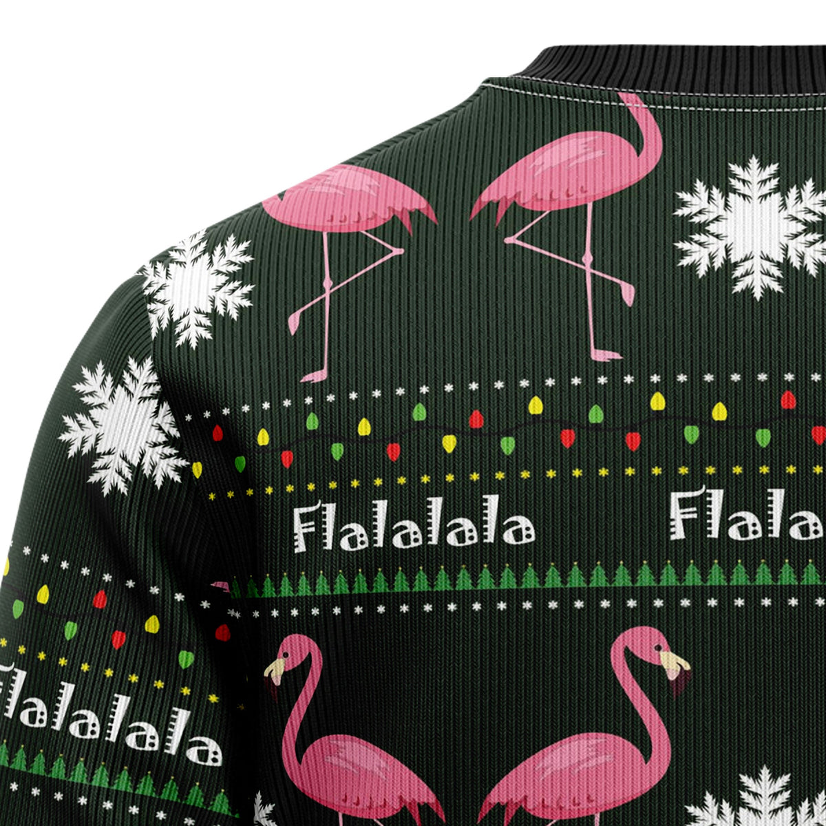 Flamingo Flalala Ugly Christmas Sweater for Men and Women, Funny Holiday Party Outfit, Festive Christmas Gift