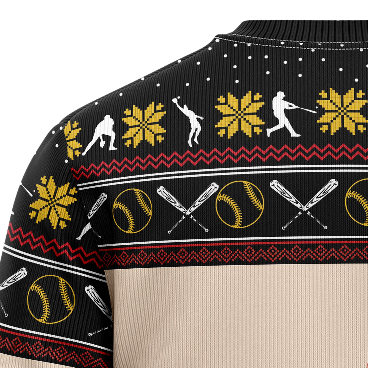 All I Want For Christmas Is More Time For Softball Ugly Christmas Sweater, Funny Holiday Party Outfit for Men Women,