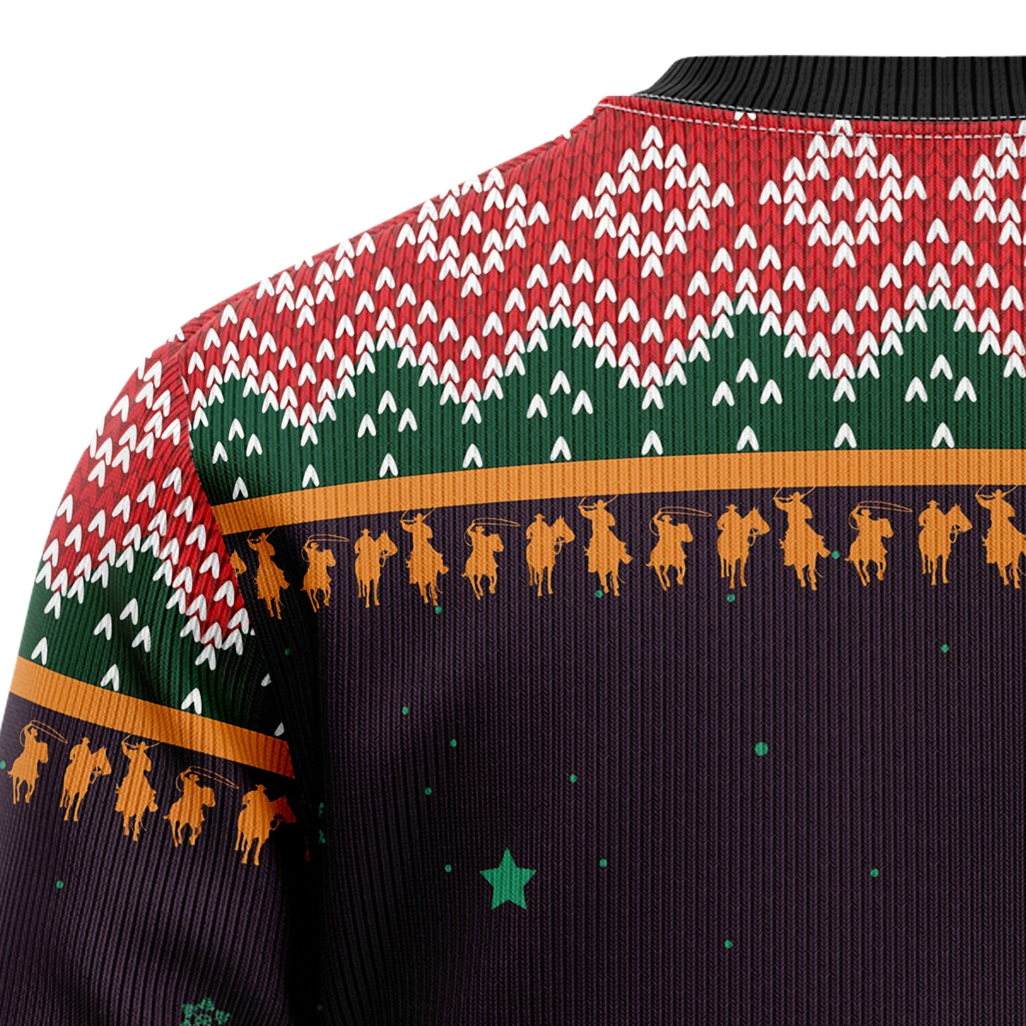Cowboy Season Ugly Christmas Sweater - Funny Holiday Party Pullover for Men and Women, Festive Christmas Gift 2026