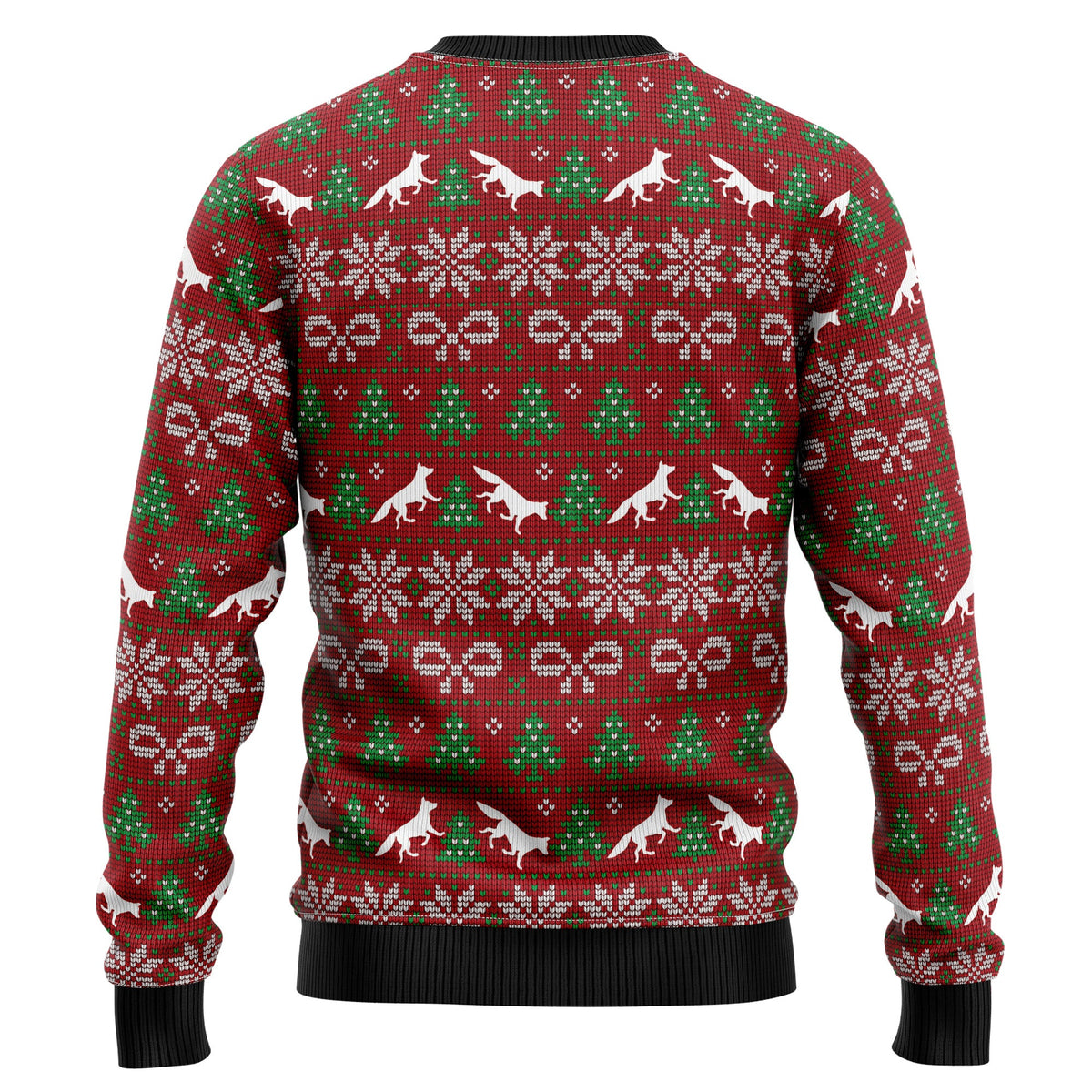 Oh For Fox Sake Ugly Christmas Sweater for Men and Women, Funny Holiday Party Outfit, Festive Christmas Gift