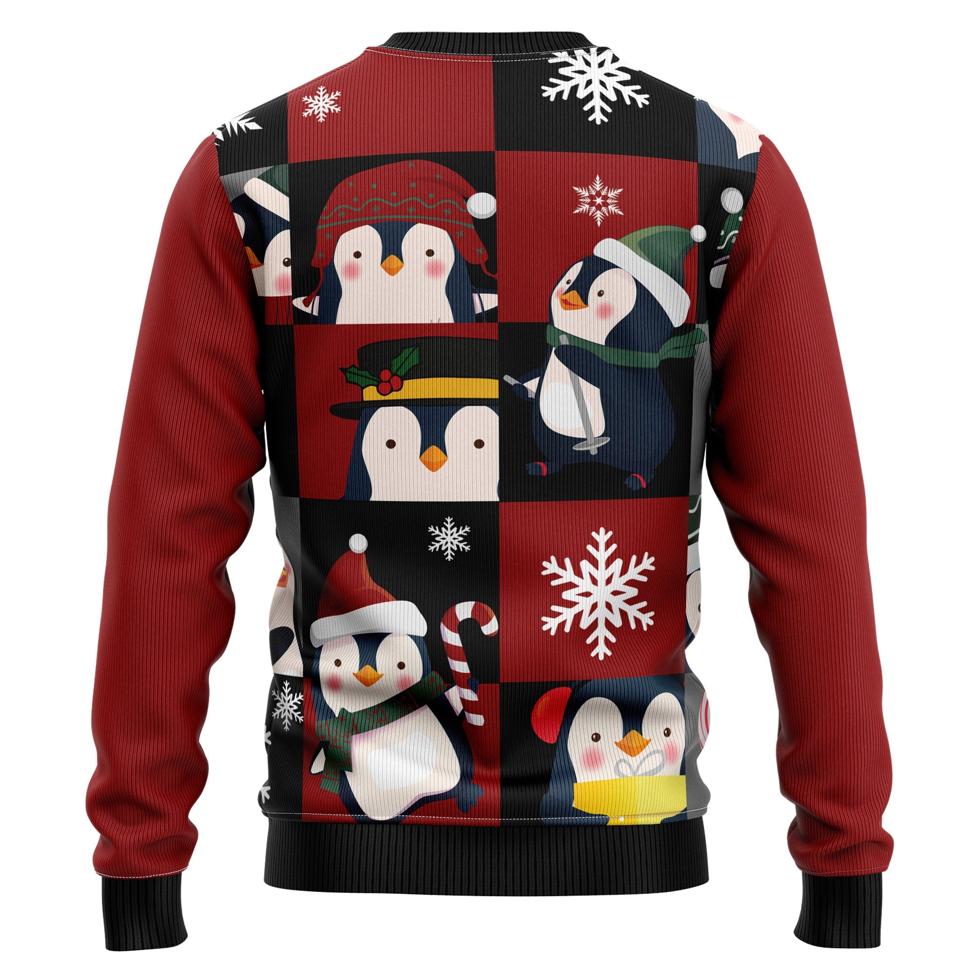Cute Christmas Penguin Ugly Christmas Sweater for Men and Women, Funny Xmas Party Outfit, Gift for Penguin Lovers