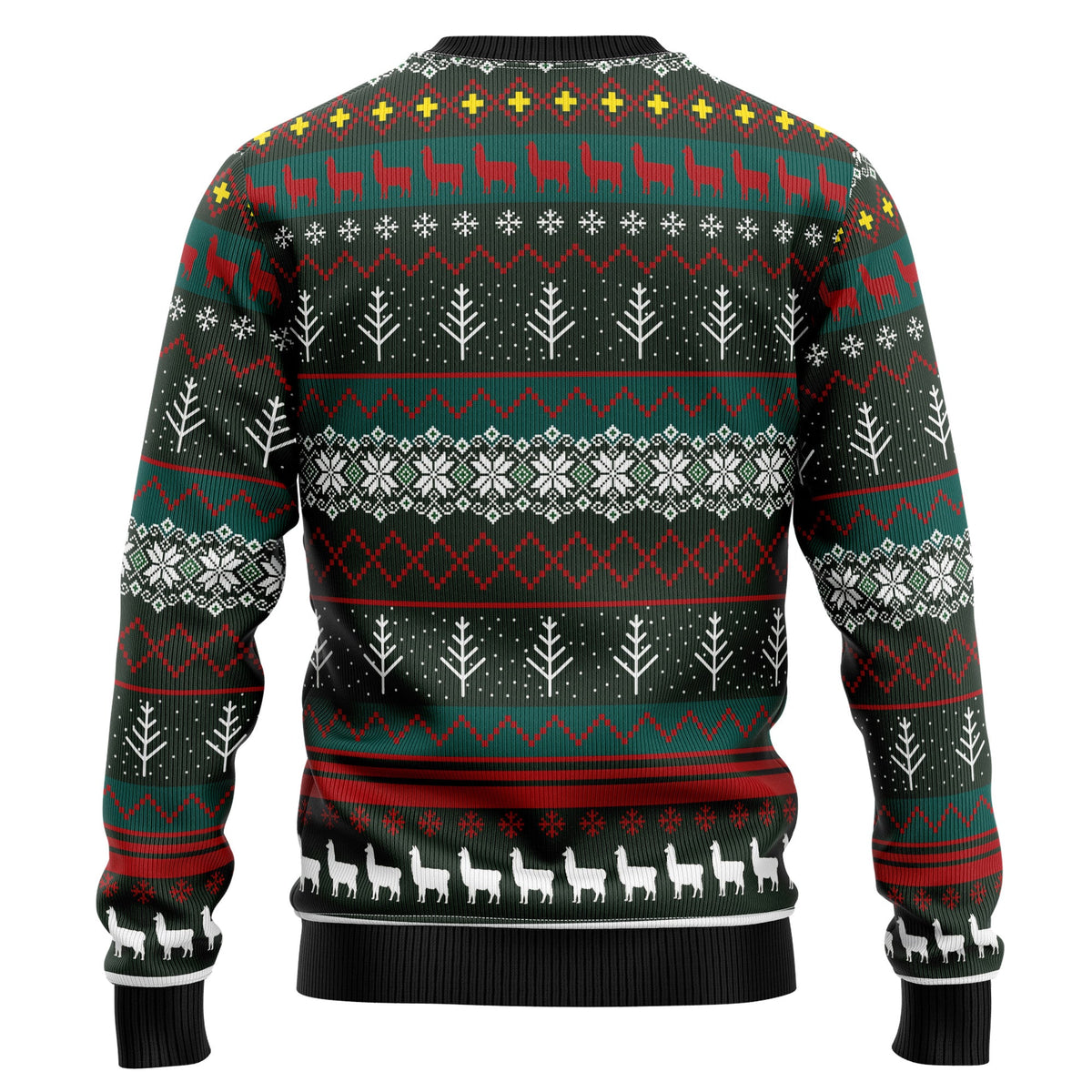 Fa La La La Llama Ugly Christmas Sweater, Unisex Xmas Party Outfit, Fun Holiday Gift for Llama and Animal Lovers