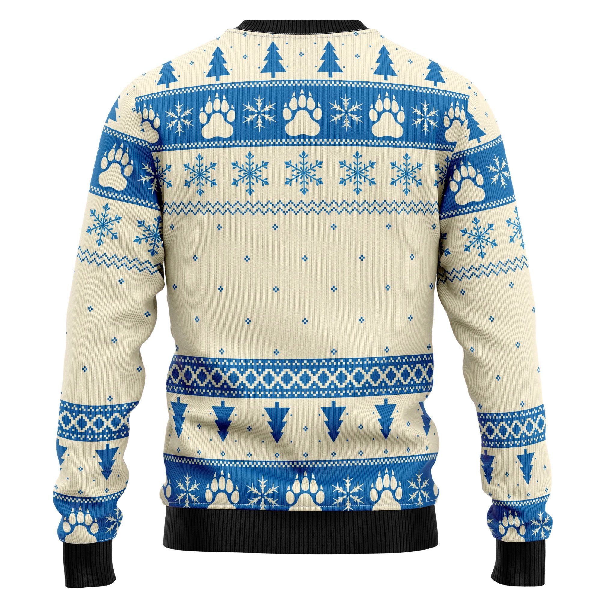 Polar Bear Ice Ugly Christmas Sweater, Funny Holiday Party Outfit for Men and Women, Gift for Polar Bear Lovers