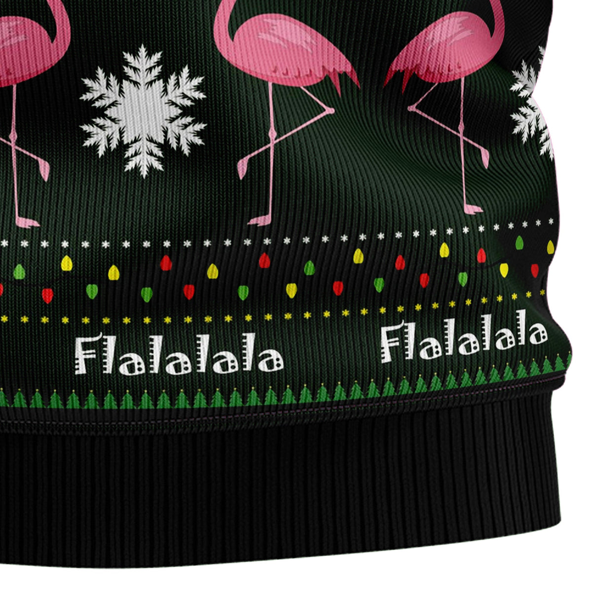 Flamingo Flalala Ugly Christmas Sweater for Men and Women, Funny Holiday Party Outfit, Festive Christmas Gift
