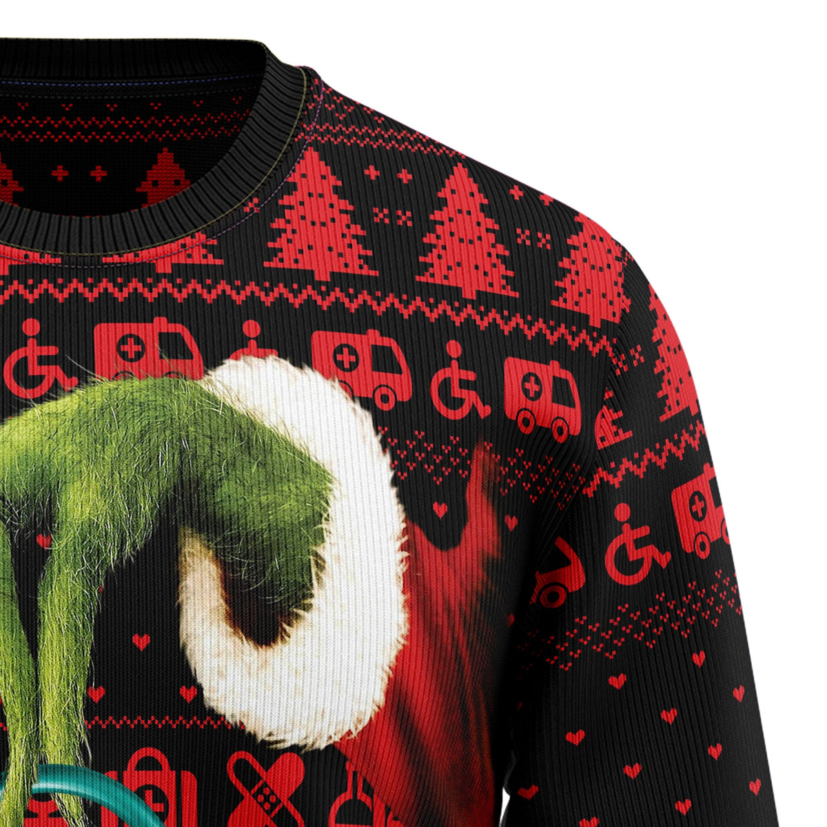 For Nurse Ugly Christmas Sweater for Men and Women, Funny Holiday Party Outfit, Festive Christmas Gift