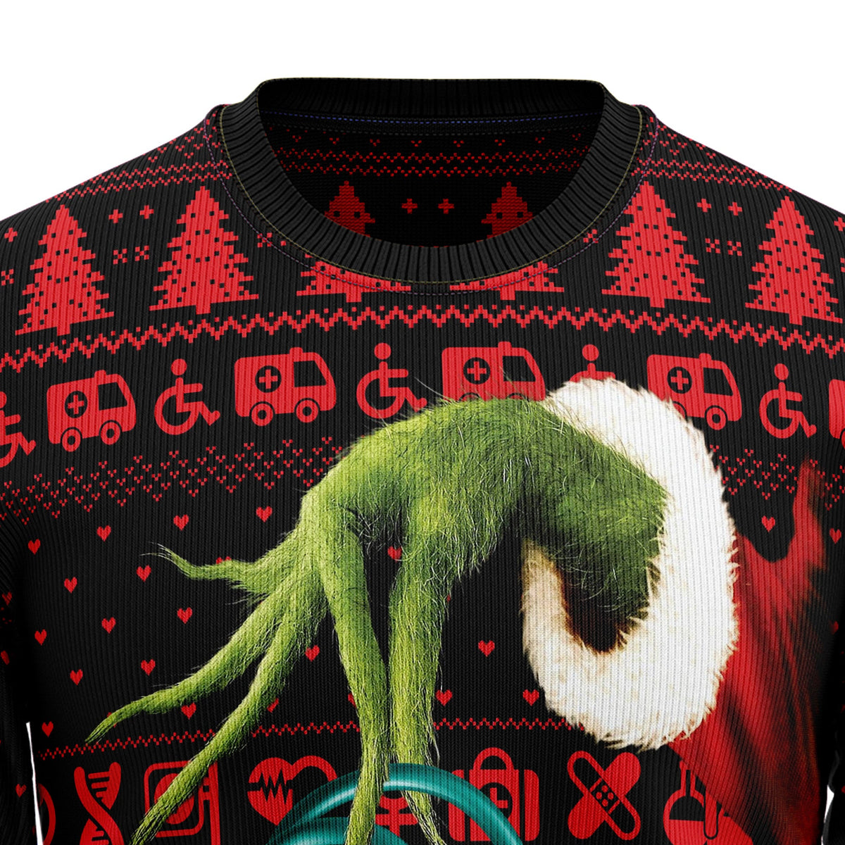 For Nurse Ugly Christmas Sweater for Men and Women, Funny Holiday Party Outfit, Festive Christmas Gift