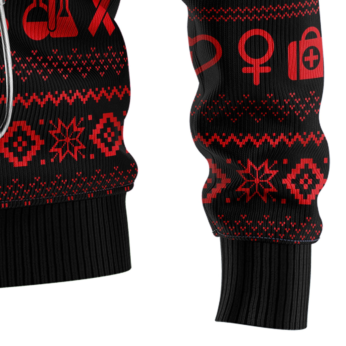 For Nurse Ugly Christmas Sweater for Men and Women, Funny Holiday Party Outfit, Festive Christmas Gift