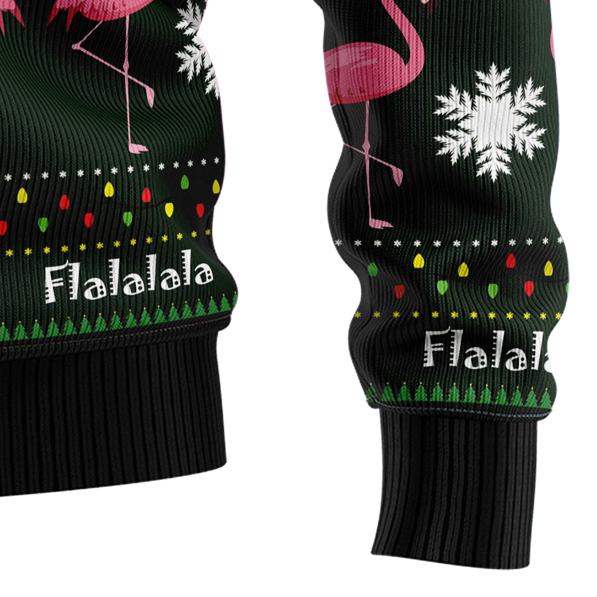 Flamingo Flalala Ugly Christmas Sweater for Men and Women, Funny Holiday Party Outfit, Festive Christmas Gift