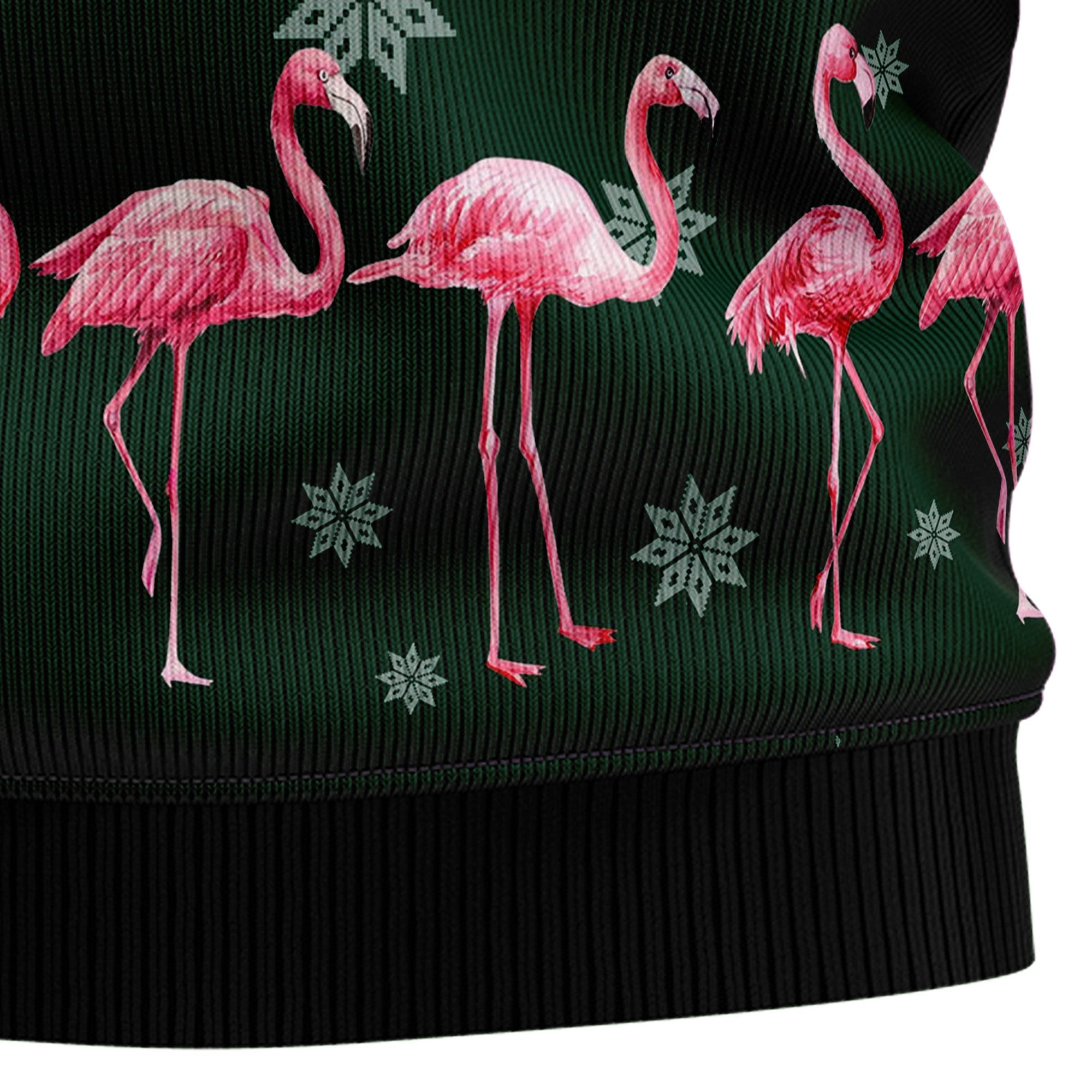 Flamingo Merry Flockin Christmas Ugly Christmas Sweater for Men Women, Funny Holiday Party Outfit, Festive Xmas Gift