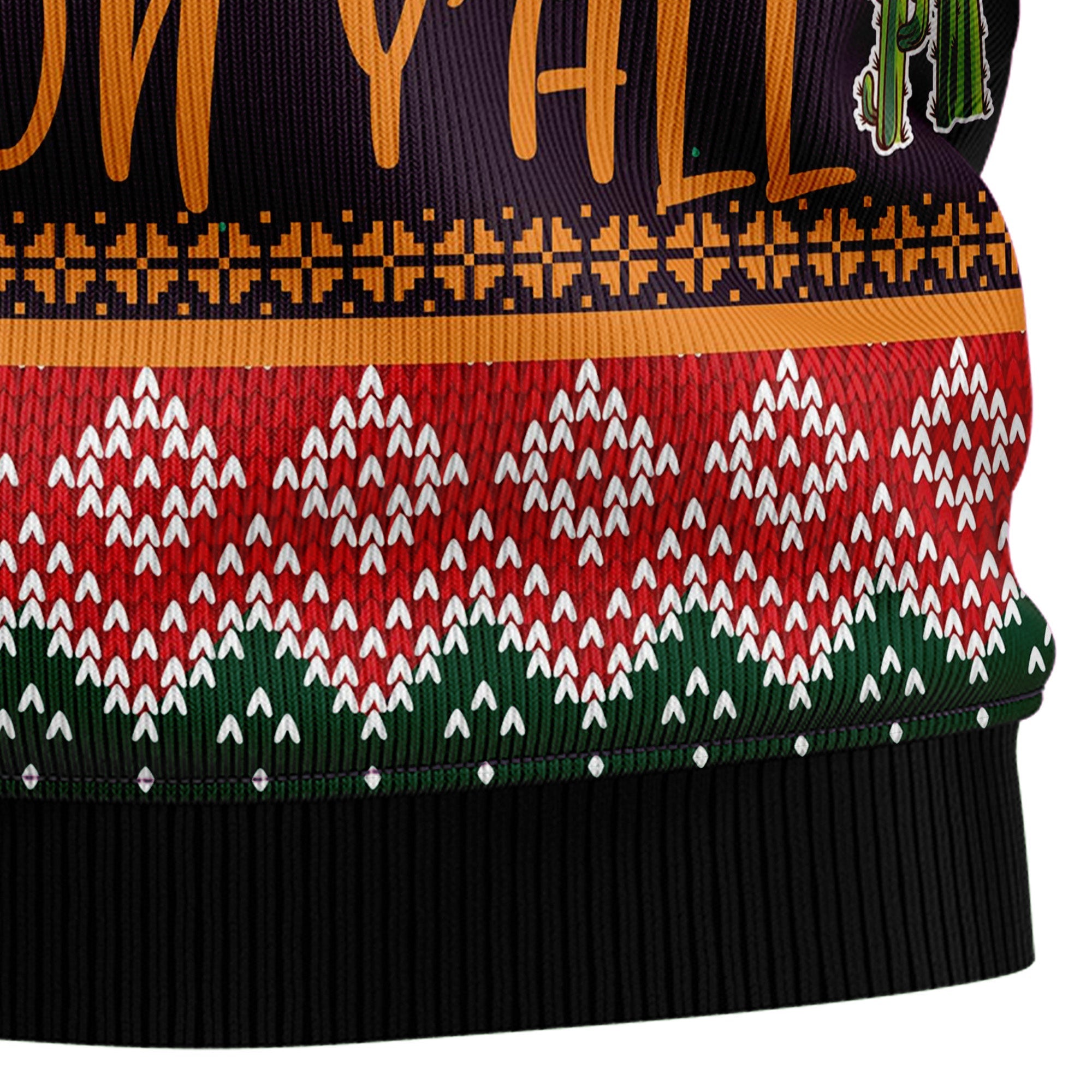 Cowboy Season Ugly Christmas Sweater - Funny Holiday Party Pullover for Men and Women, Festive Christmas Gift 2026