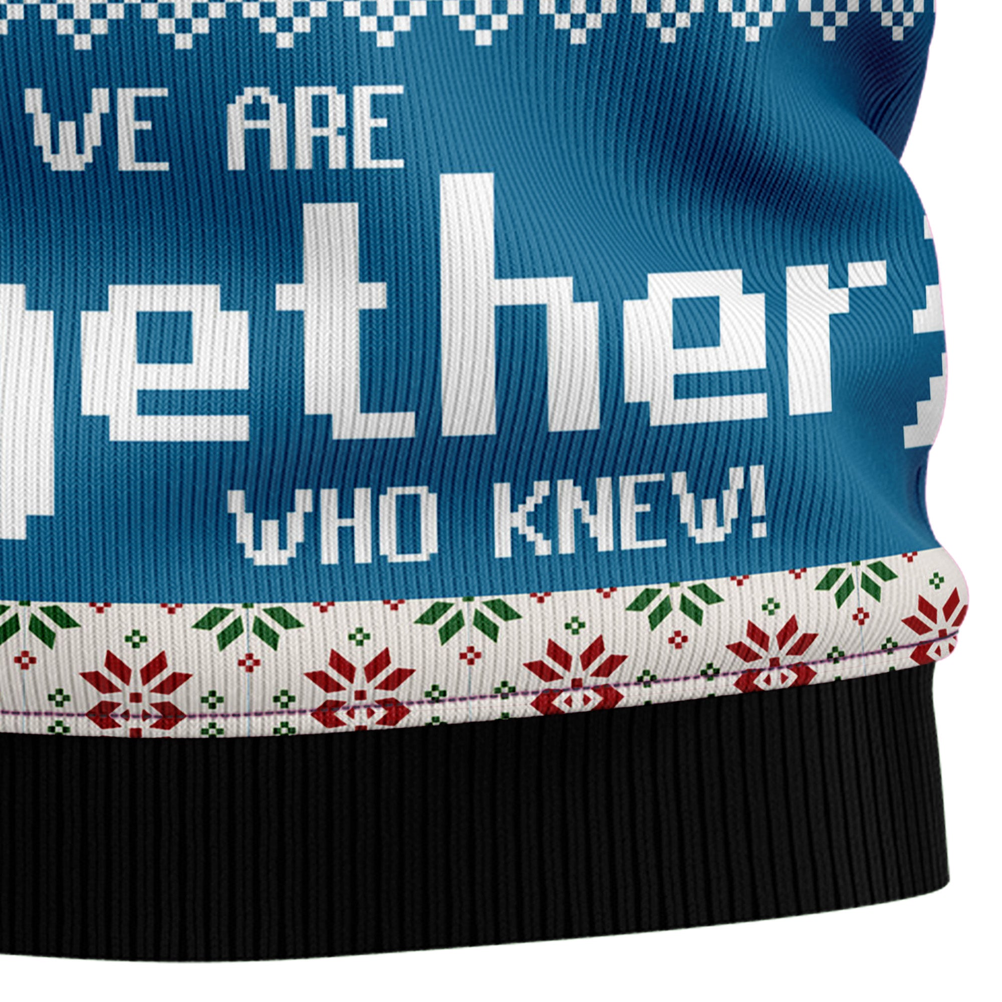 Flamingo Together Ugly Christmas Sweater, Funny Holiday Party Outfit for Men and Women, Gift for Flamingo Lovers