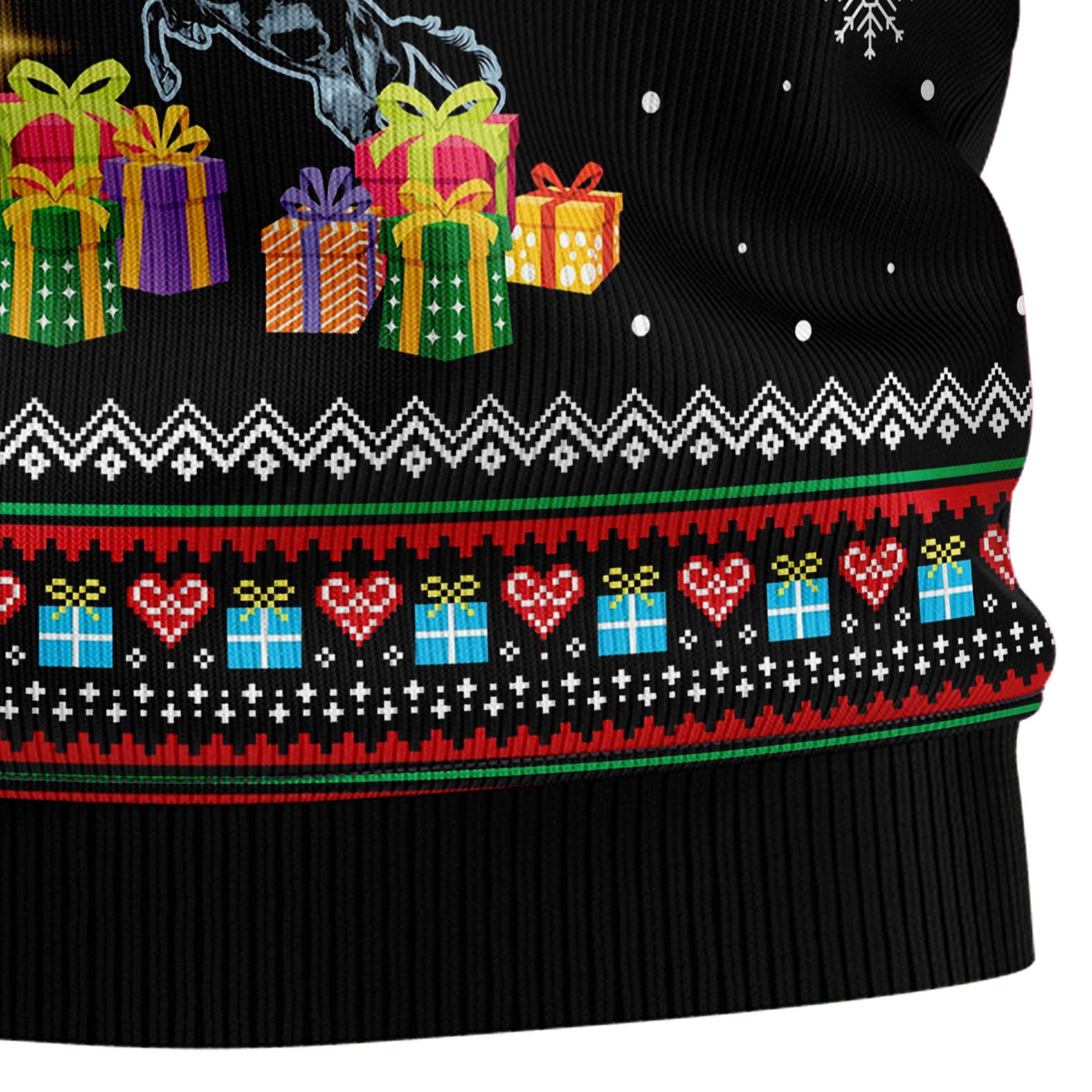 Horse Christmas Tree Ugly Christmas Sweater for Men and Women, Funny Holiday Party Outfit, Festive Christmas Gift